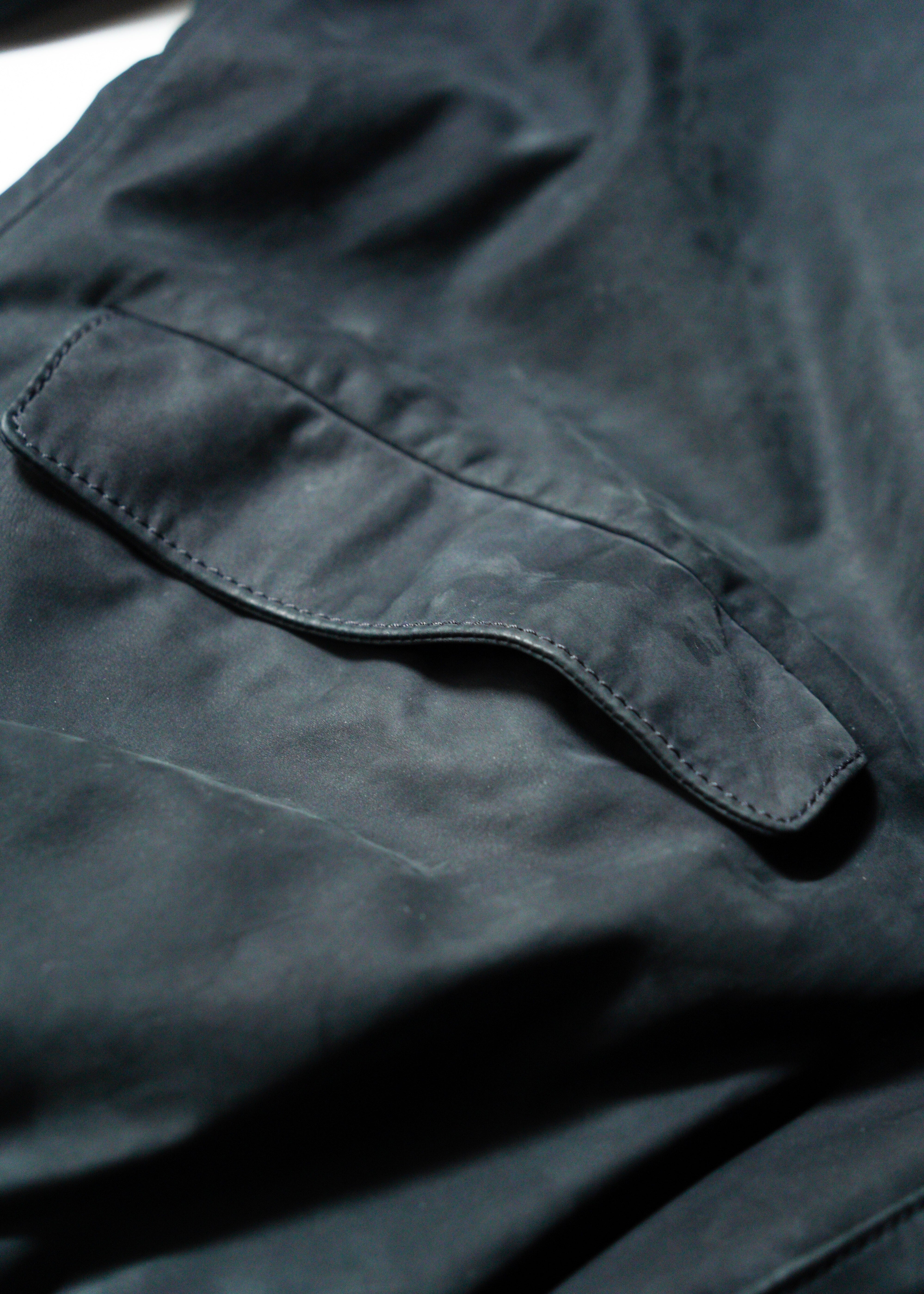 00-10’s BOTTEGA VENETA suede leather field jacket