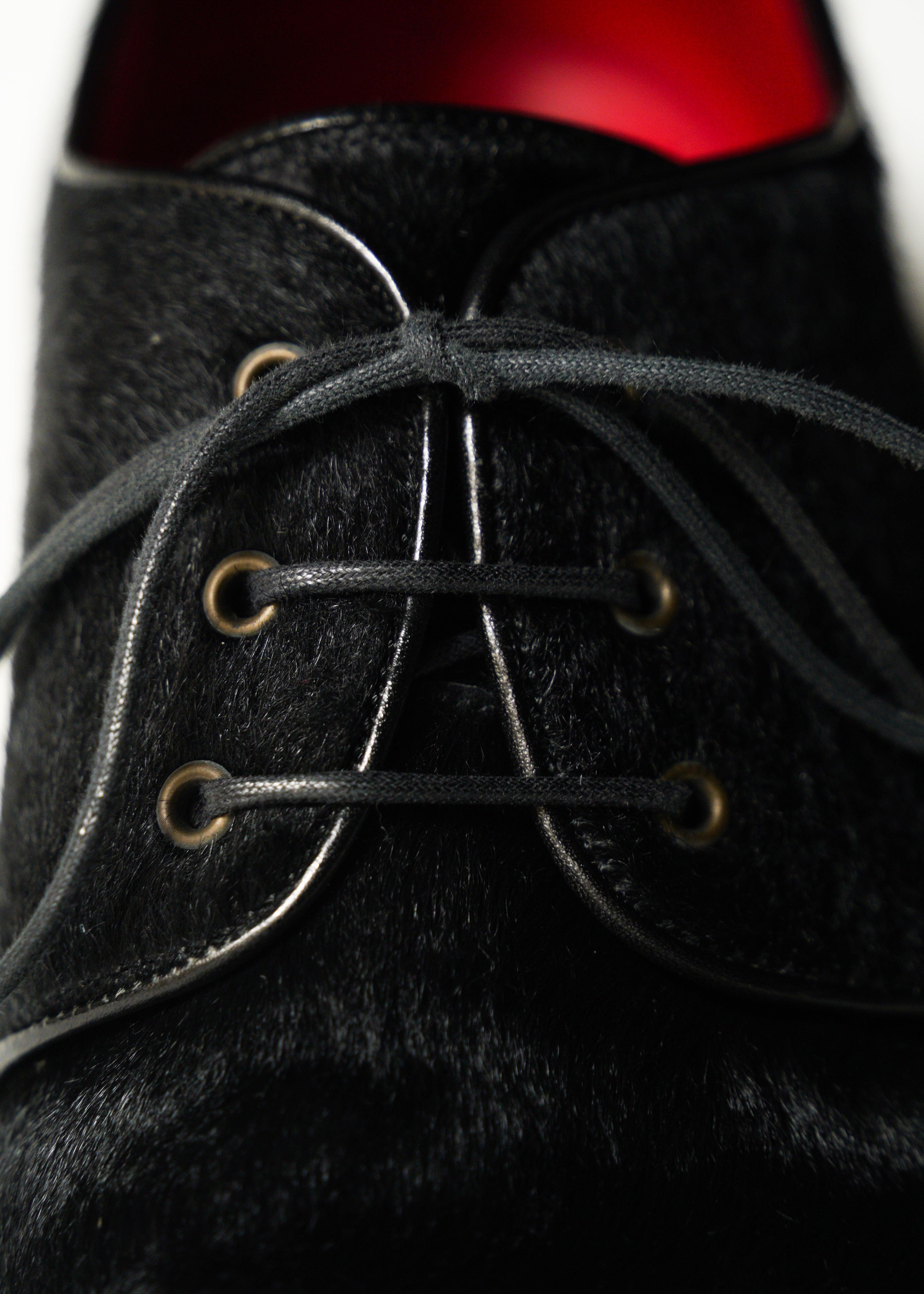 00’s Jean Paul Gaultier claf hair race up shoes