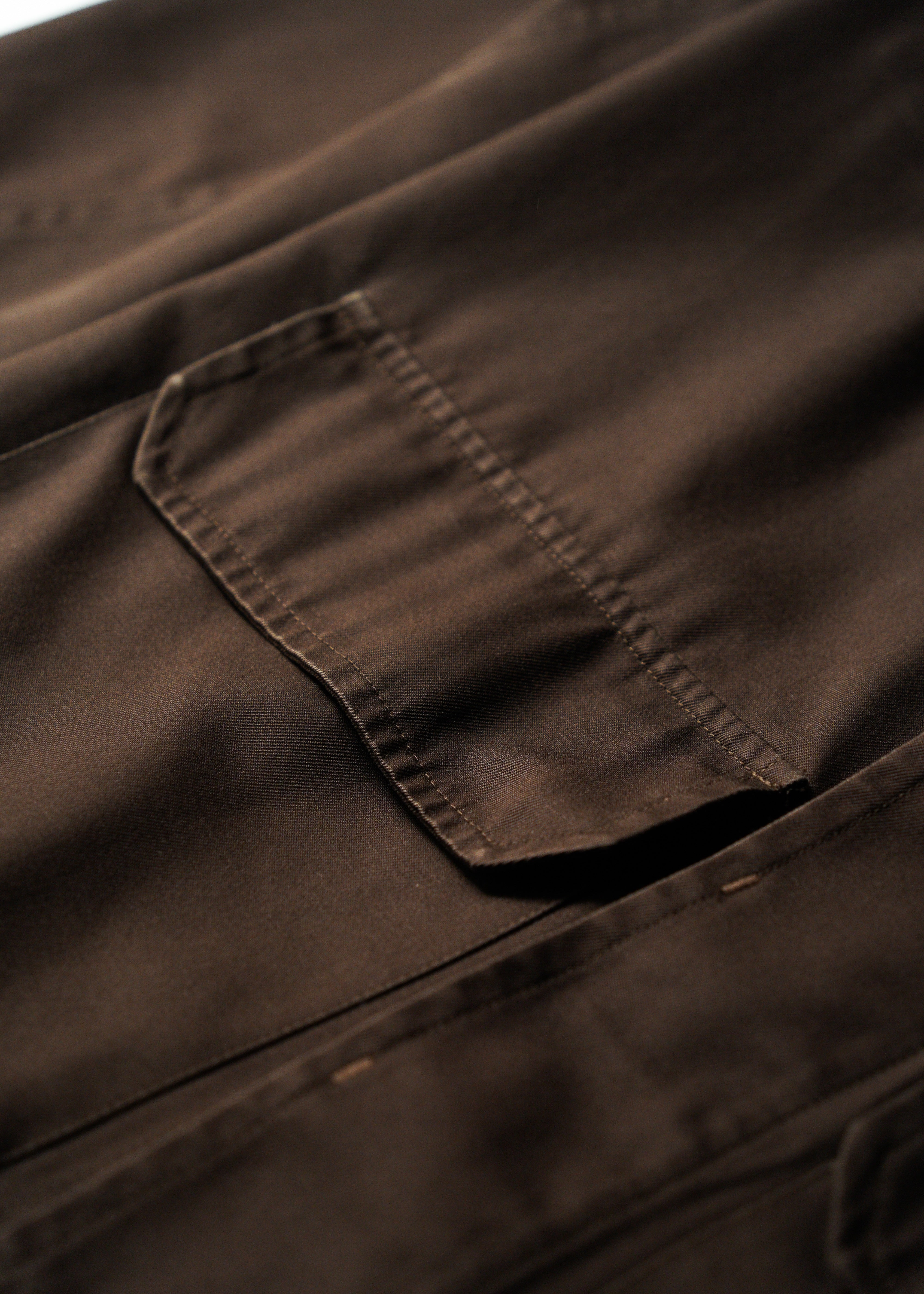 90’s A.P.C. fly front military jacket