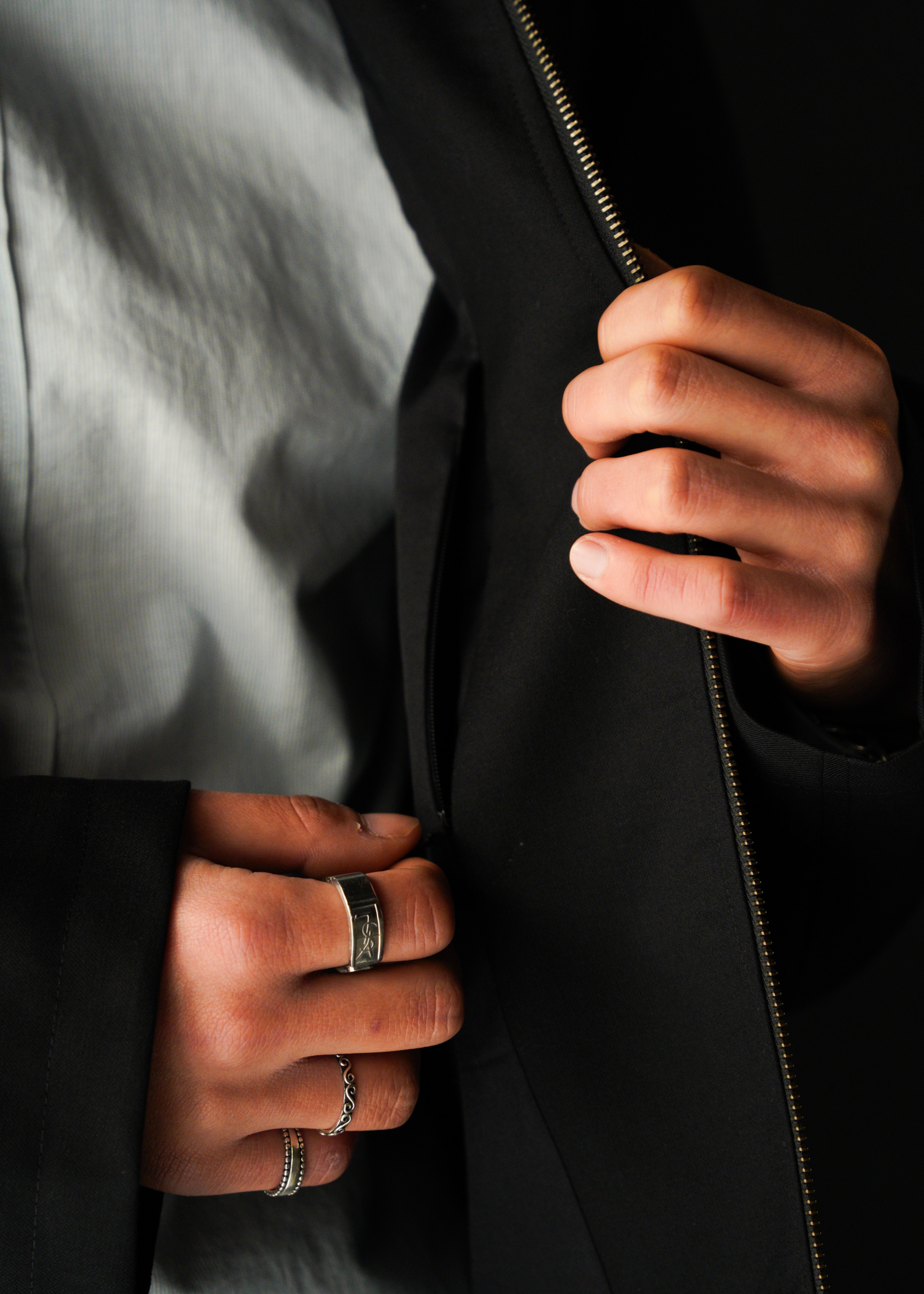 SHOOP 26SS EVERYDAY ZIPPER JACKET / Black