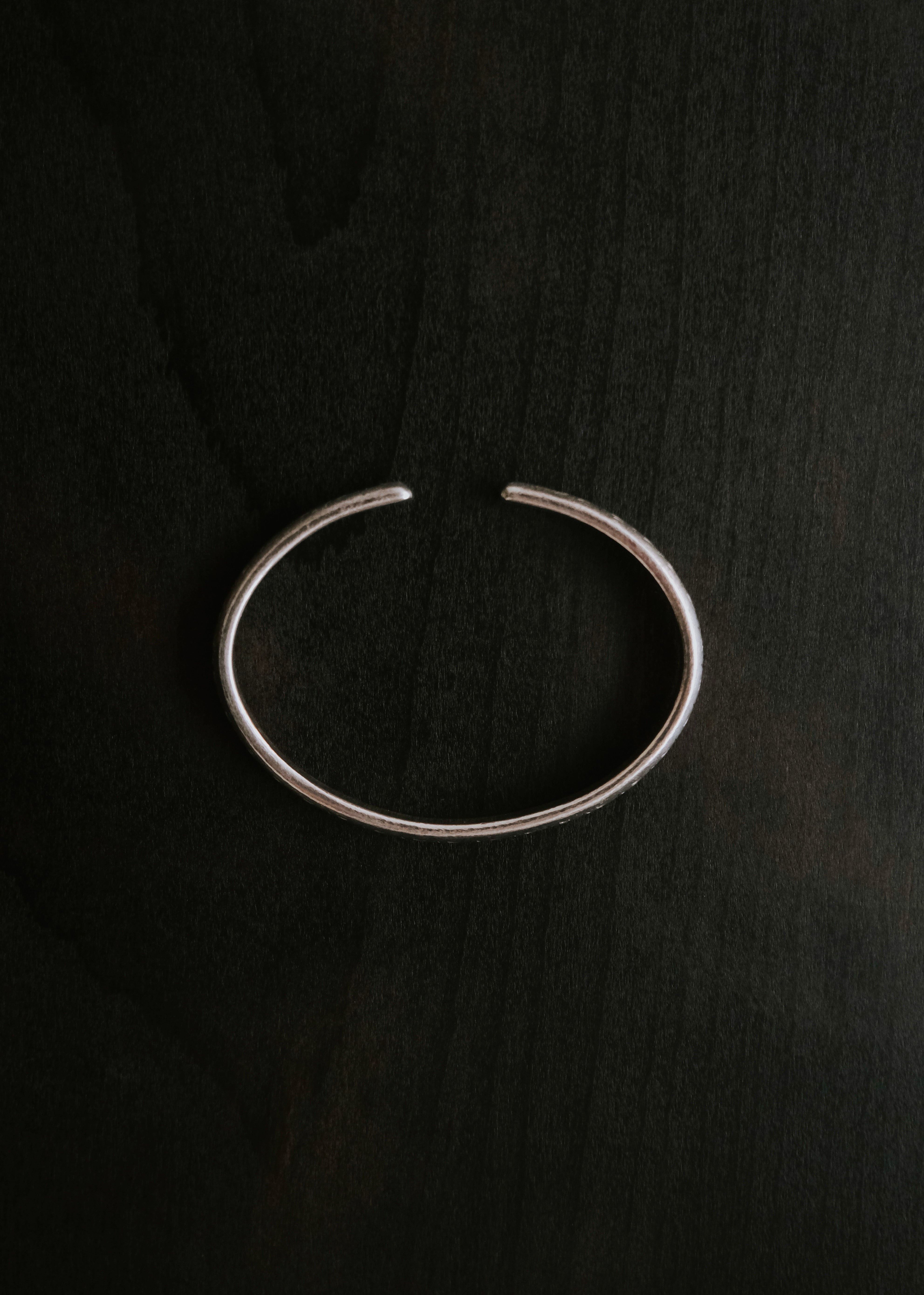 Karen silver tribal engraving bangle