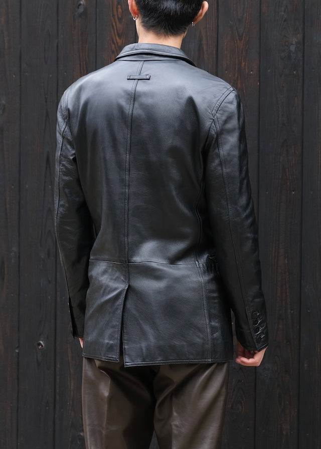 90's Jean Paul GAURTIER HOMME sheepskin 4B tailored jacket