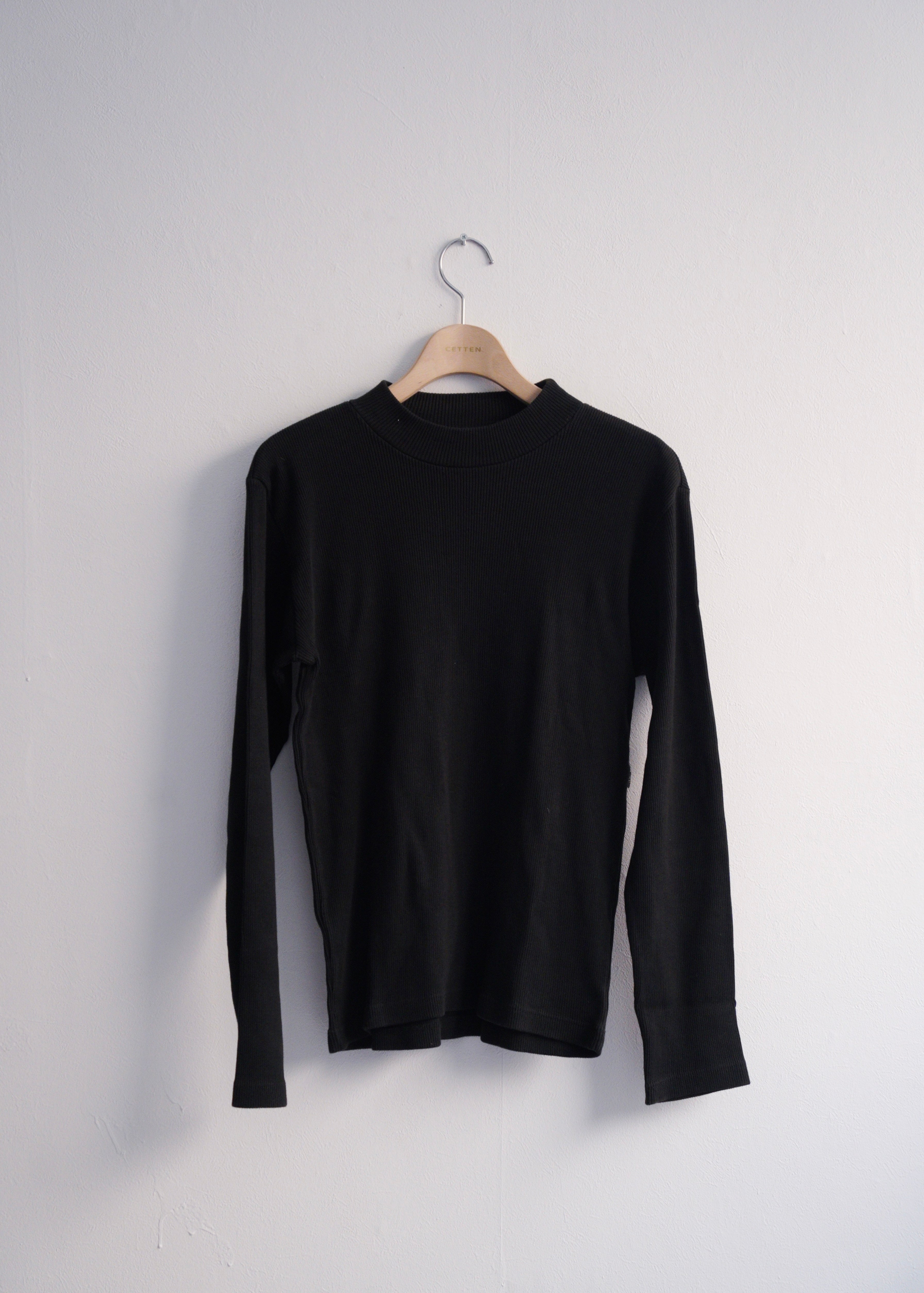 90's Agnes b. homme mock neck lib knit