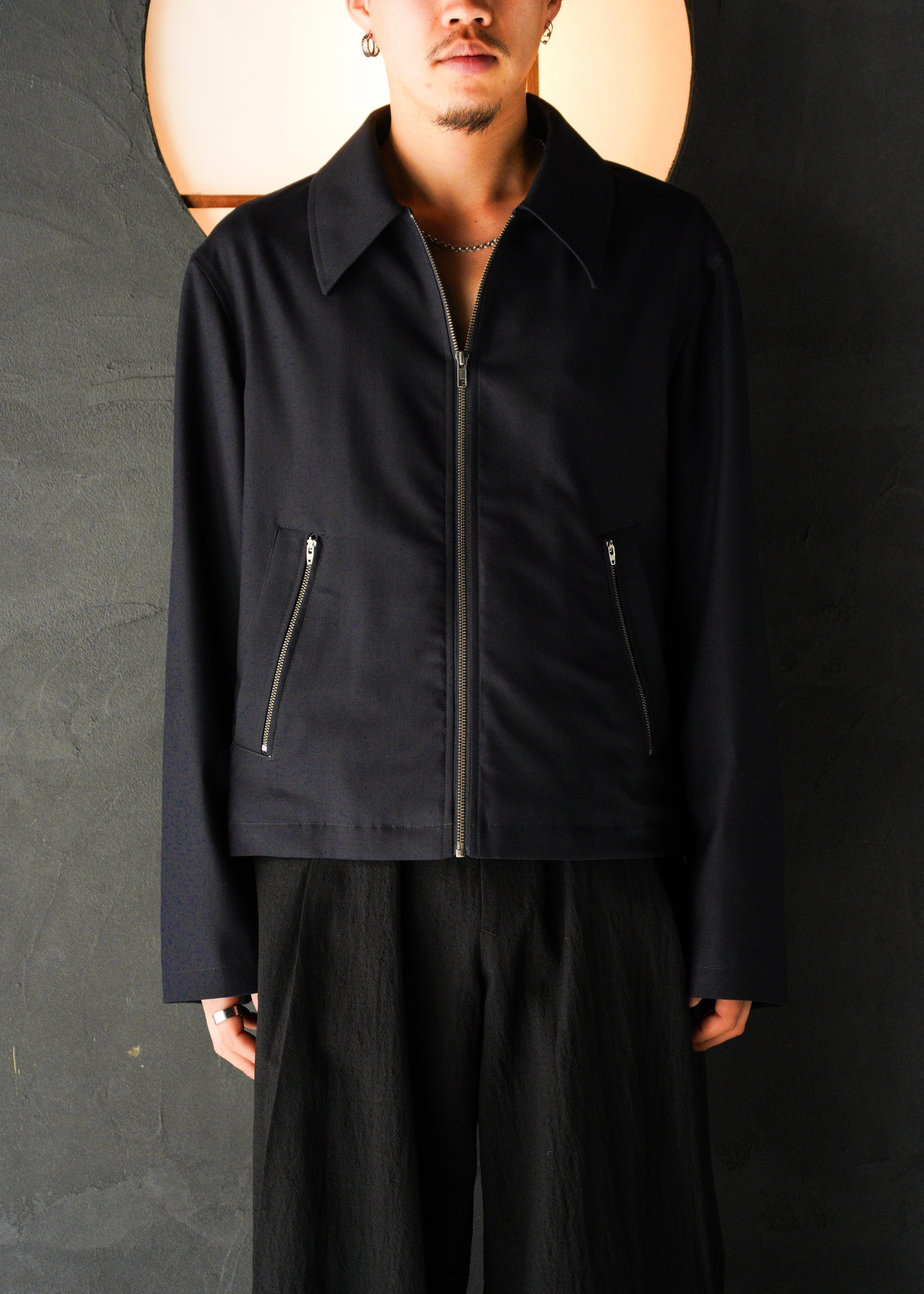 SHOOP 26SS EVERYDAY ZIPPER JACKET / Dark Navy
