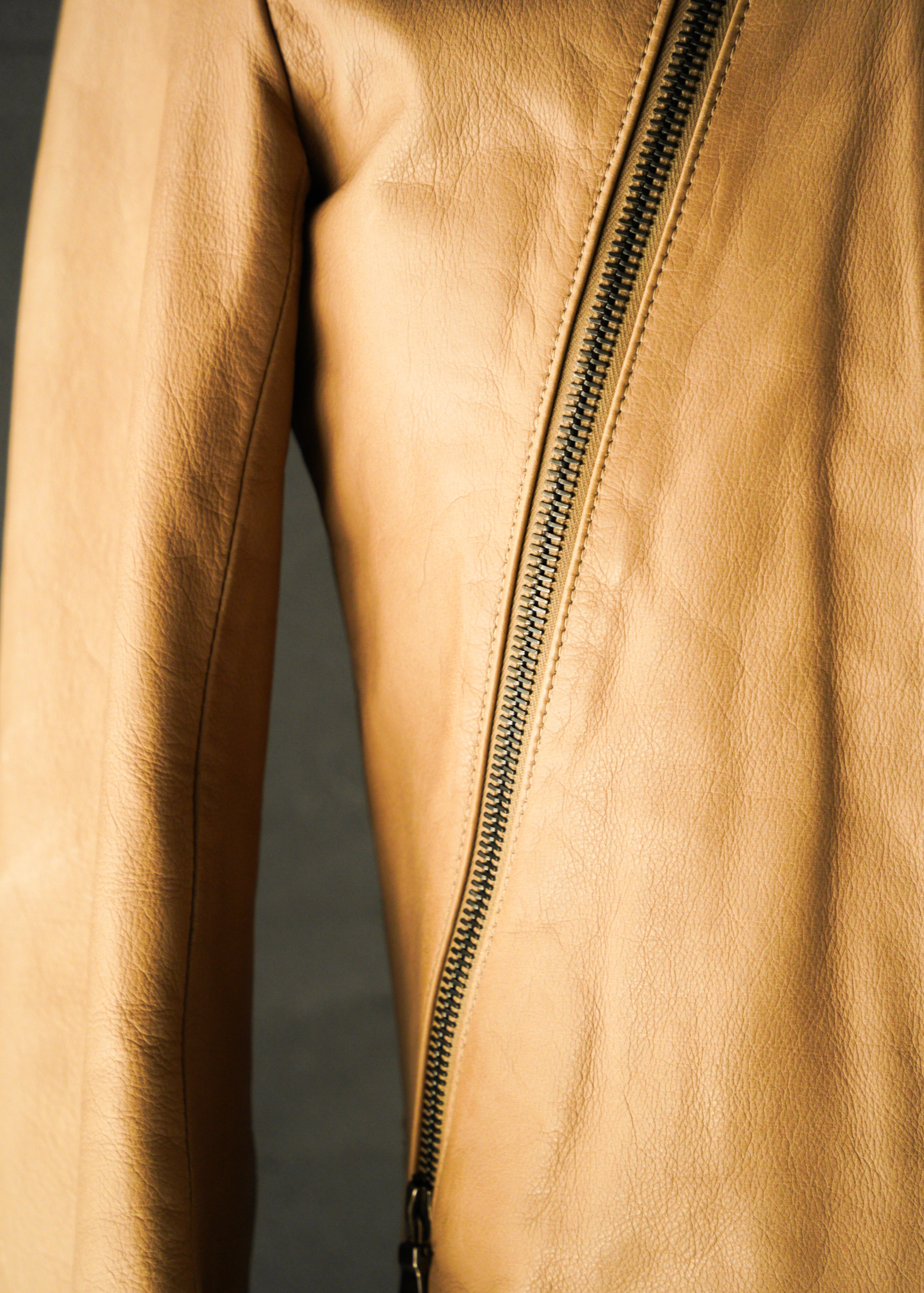Martin Margiela 08SS 5 zip leather riders jacket