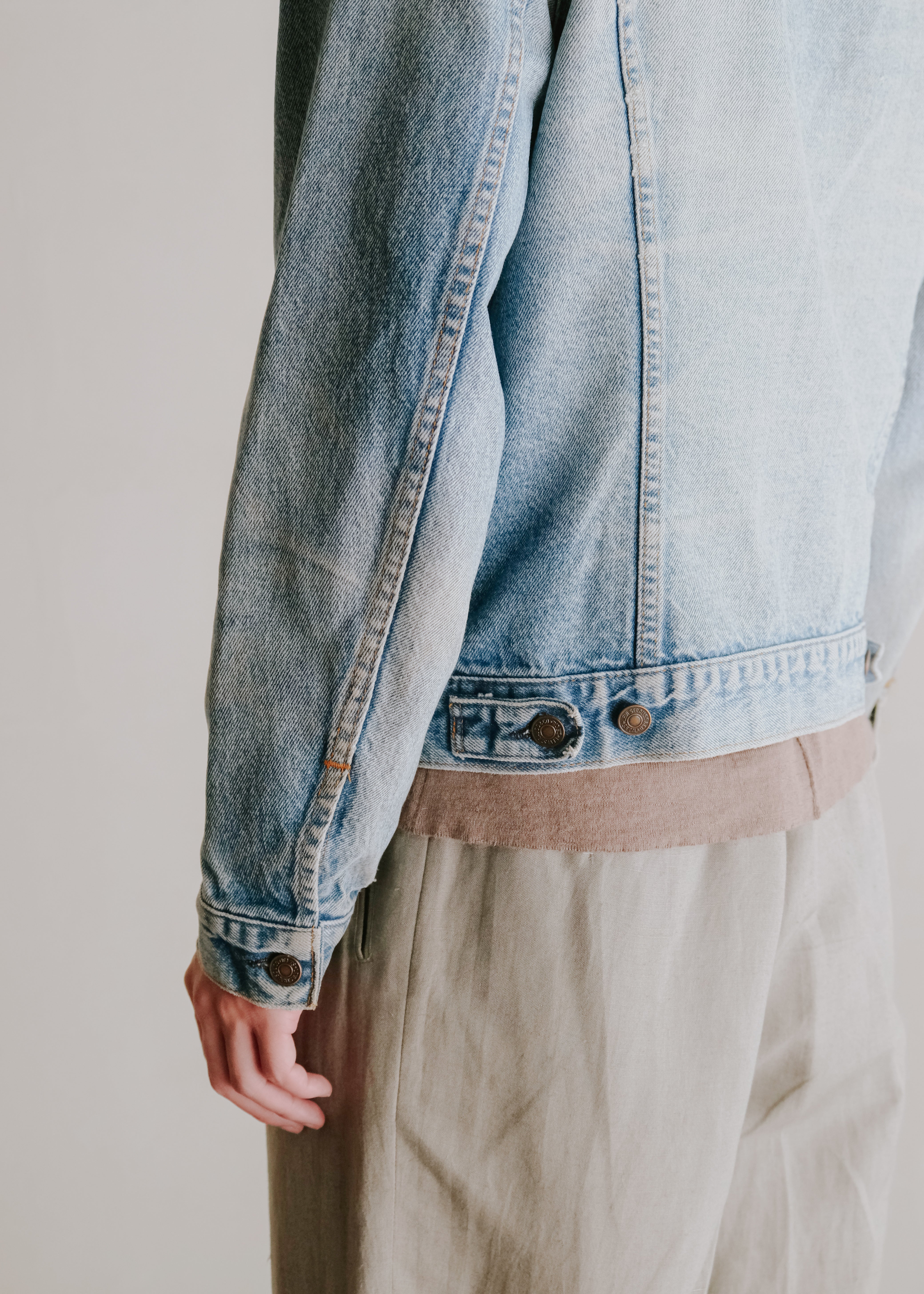80-90's Levi's 70506-0216 denim tracker jacket made in USA