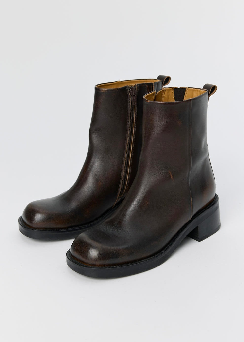 mfpen 26AW Protocol Boots / Dark Brown Blush