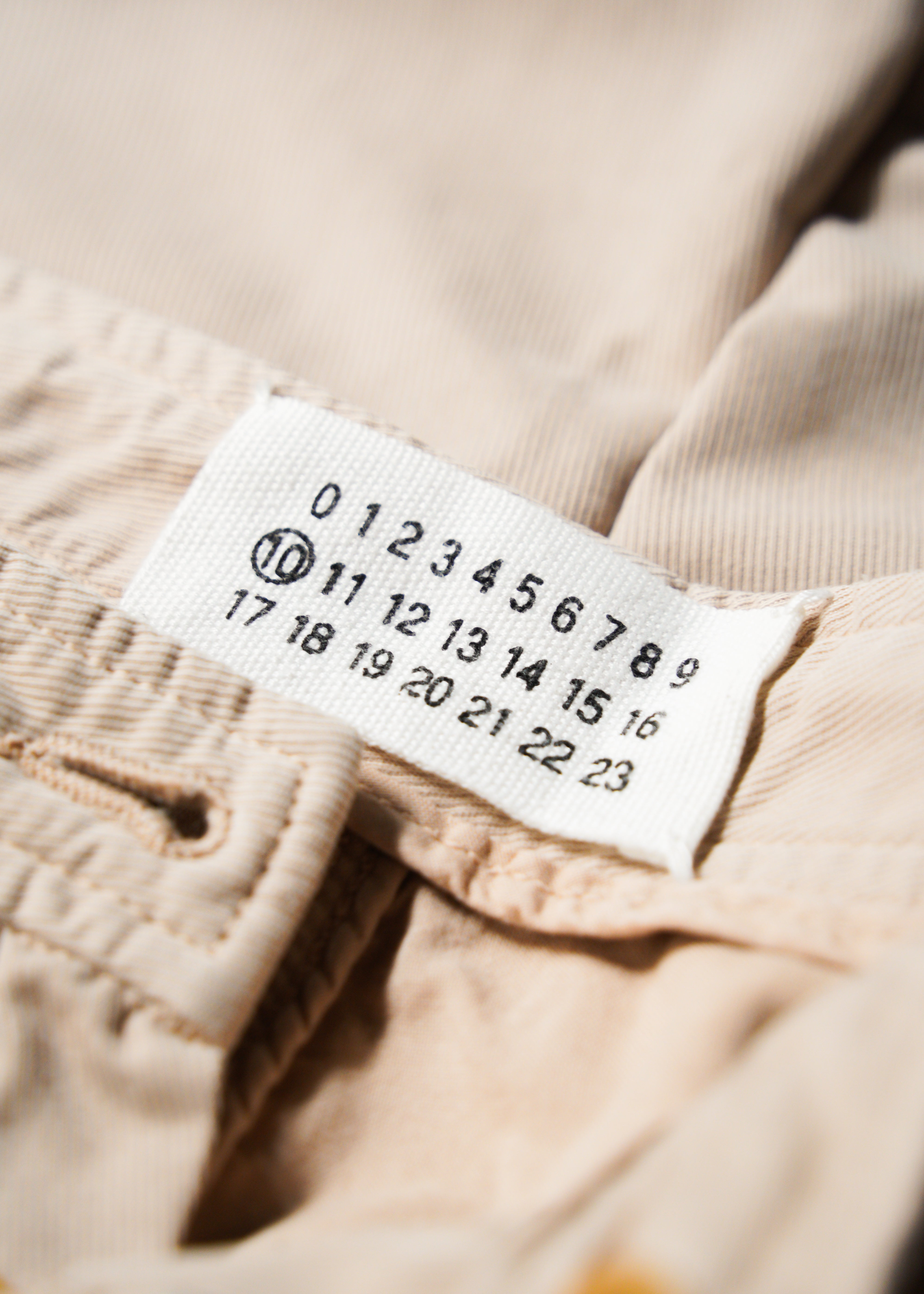 Martin Margiela 05SS Straight chino trousers
