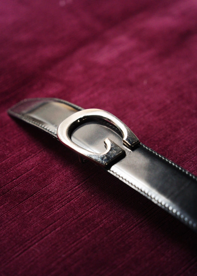 GUCCI patent leather belt