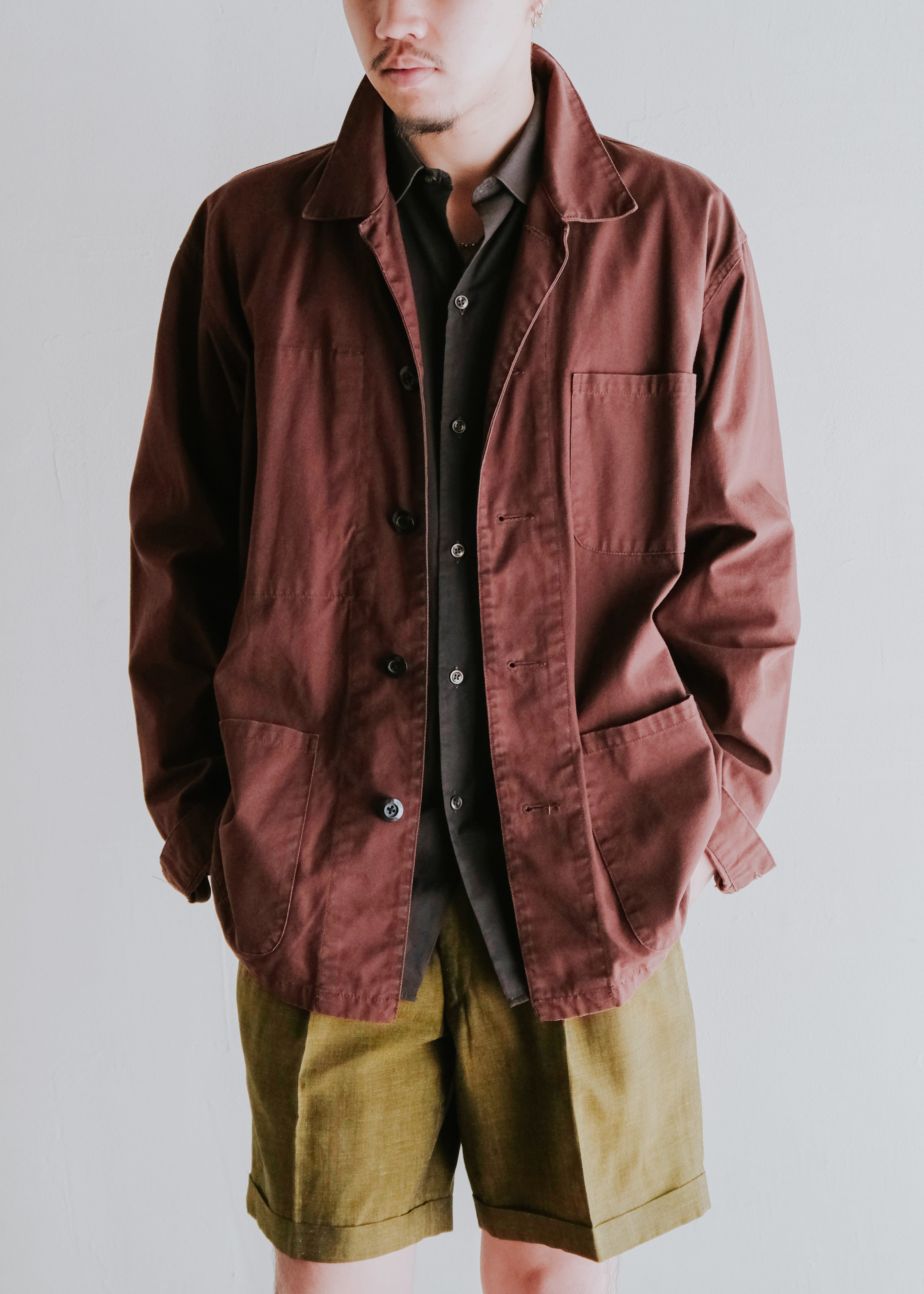 80's Japanese vintage cotton coveralls