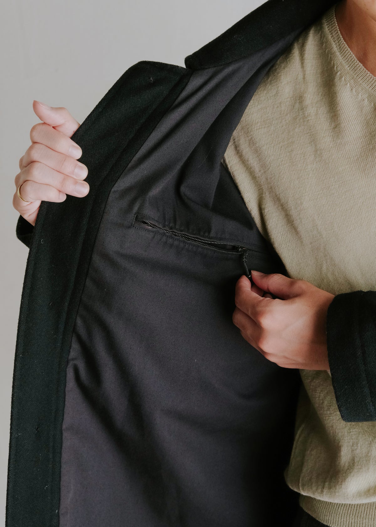 A.P.C. アーペーセー 90年代 cow レザー yoke donkey ジャケット メンズ