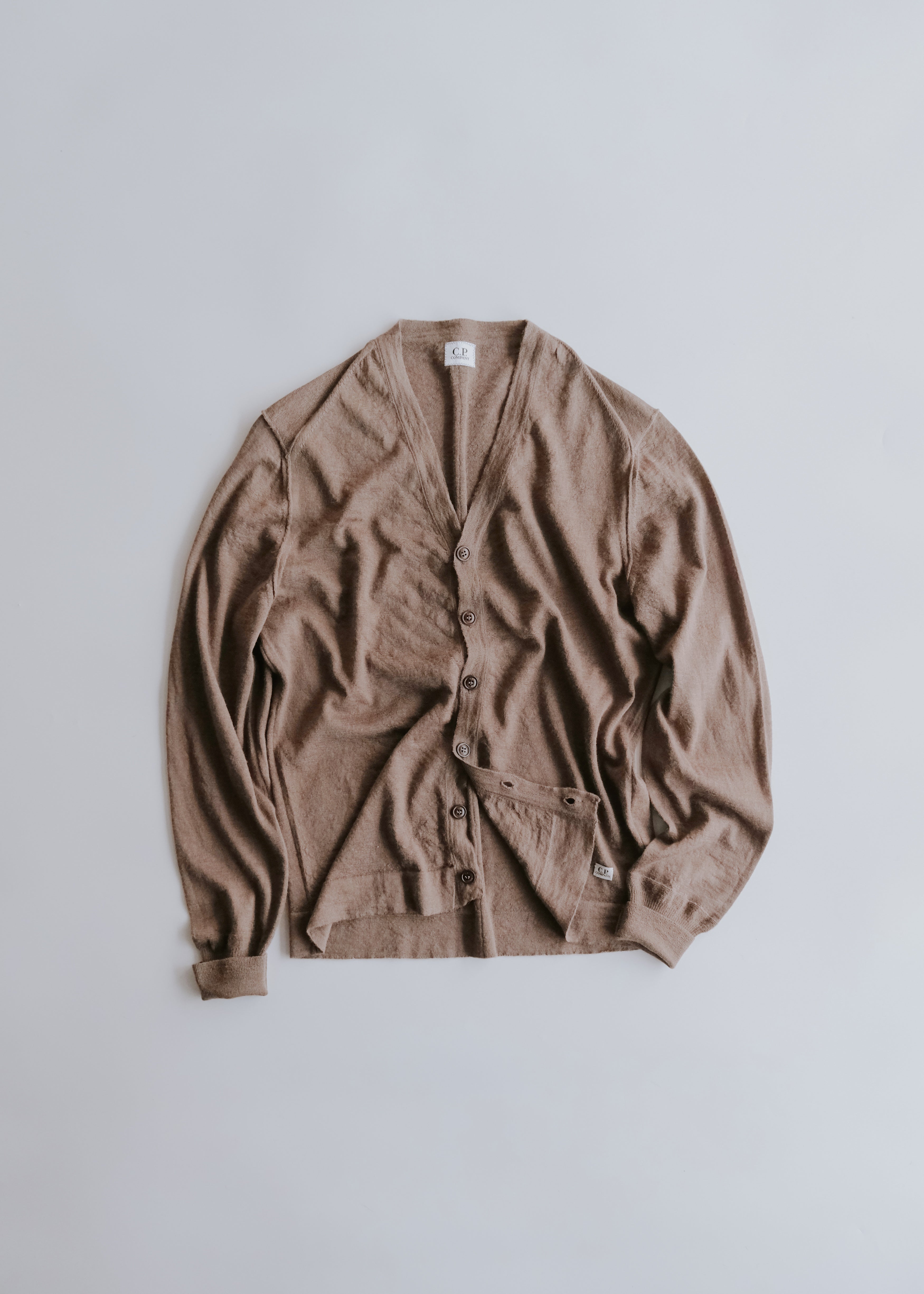 00-10's C.P. COMPANY alpaca wool knit cardigan