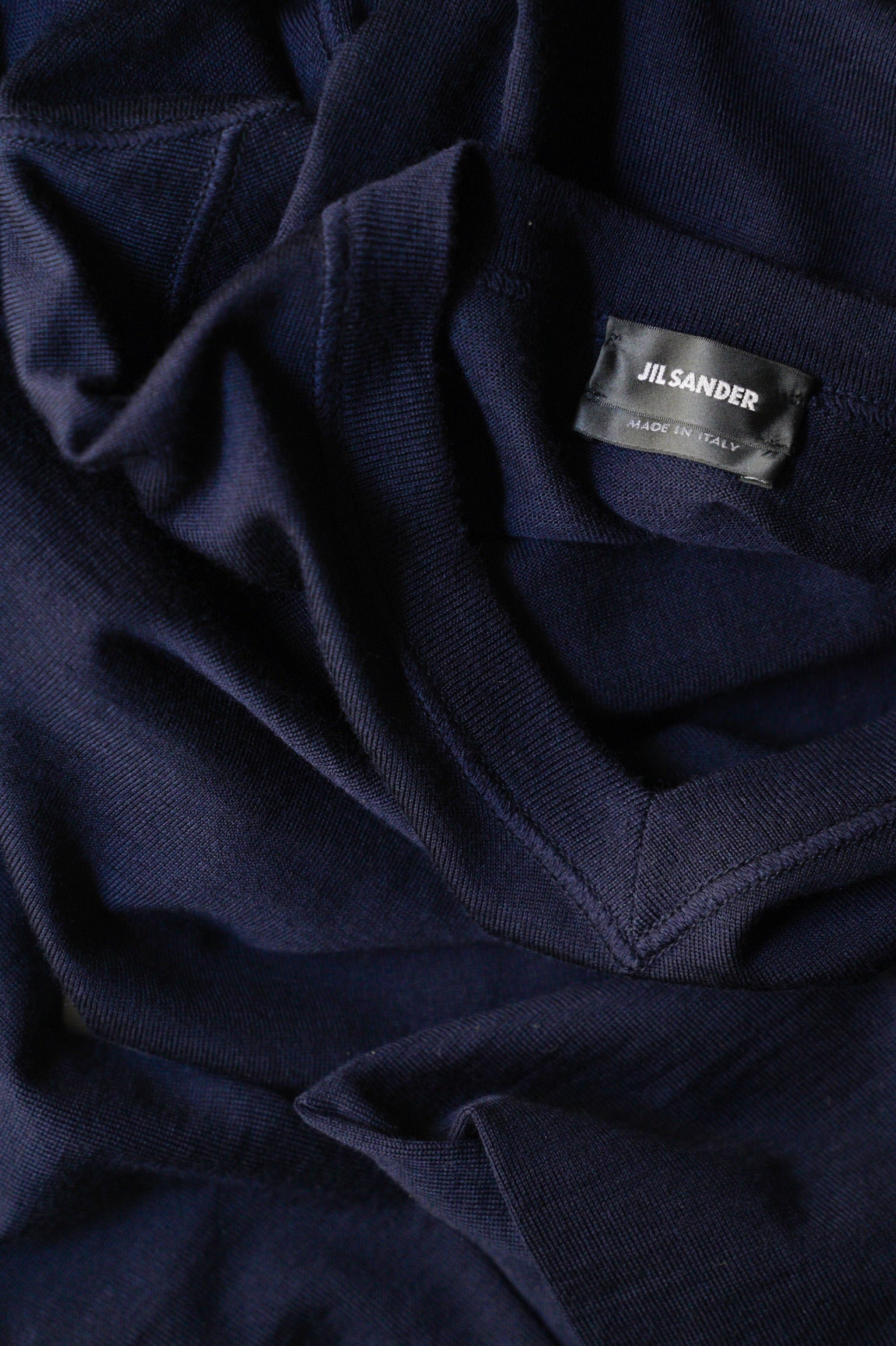 JIL SANDER 2013 v neck wool knit