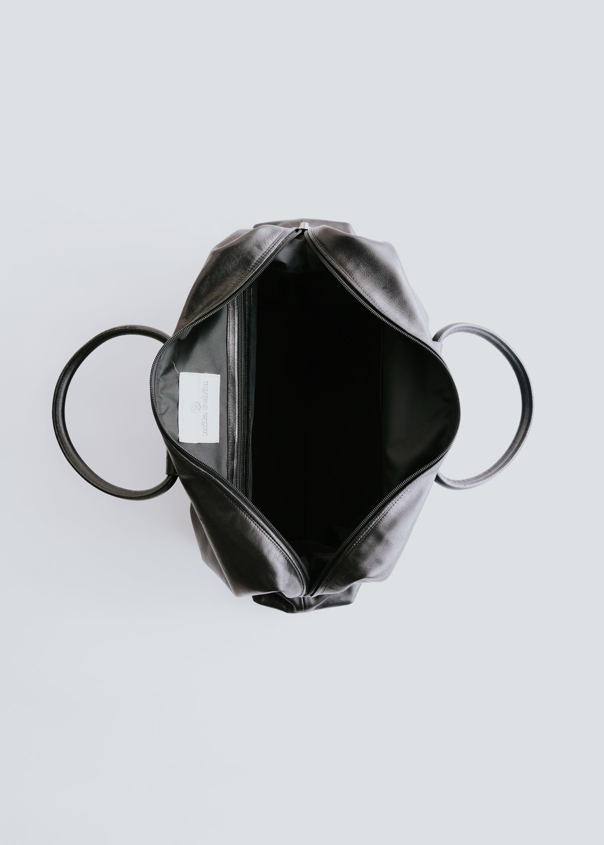 Mila Schon leather boston bag
