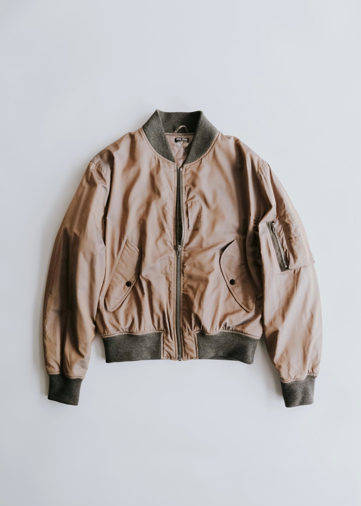 MIU MIU 02AW nylon MA-1 jacket