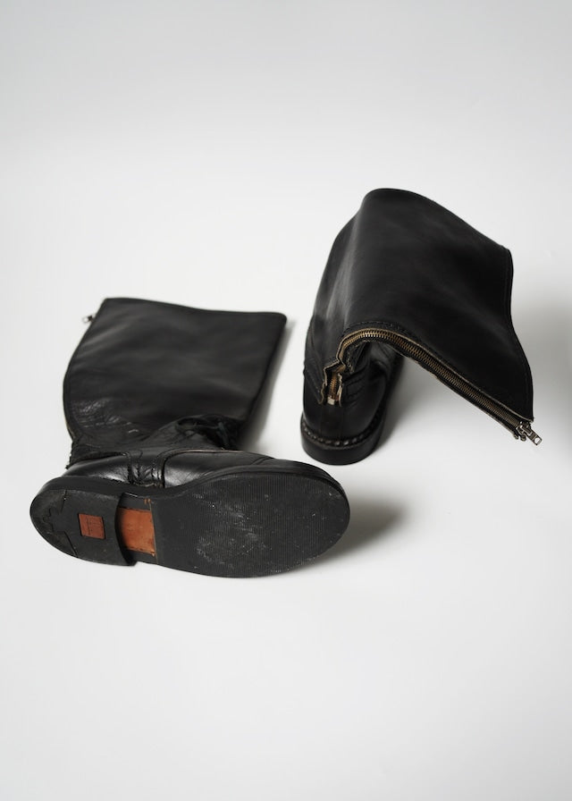 DIRK BIKKEMBERGS HOMMES 1987 back zip long boots