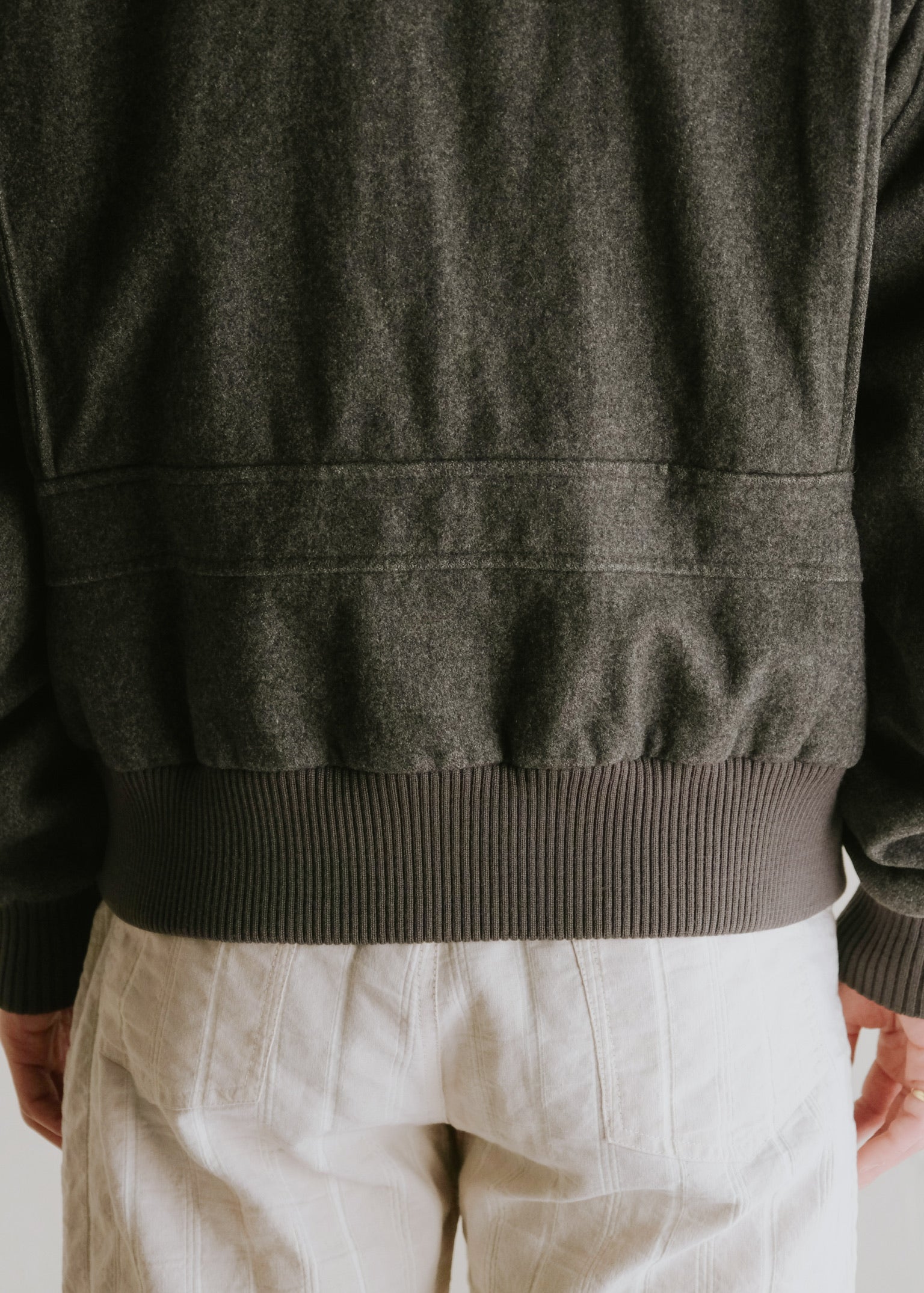 80-90's wool viscose A-2 style jacket
