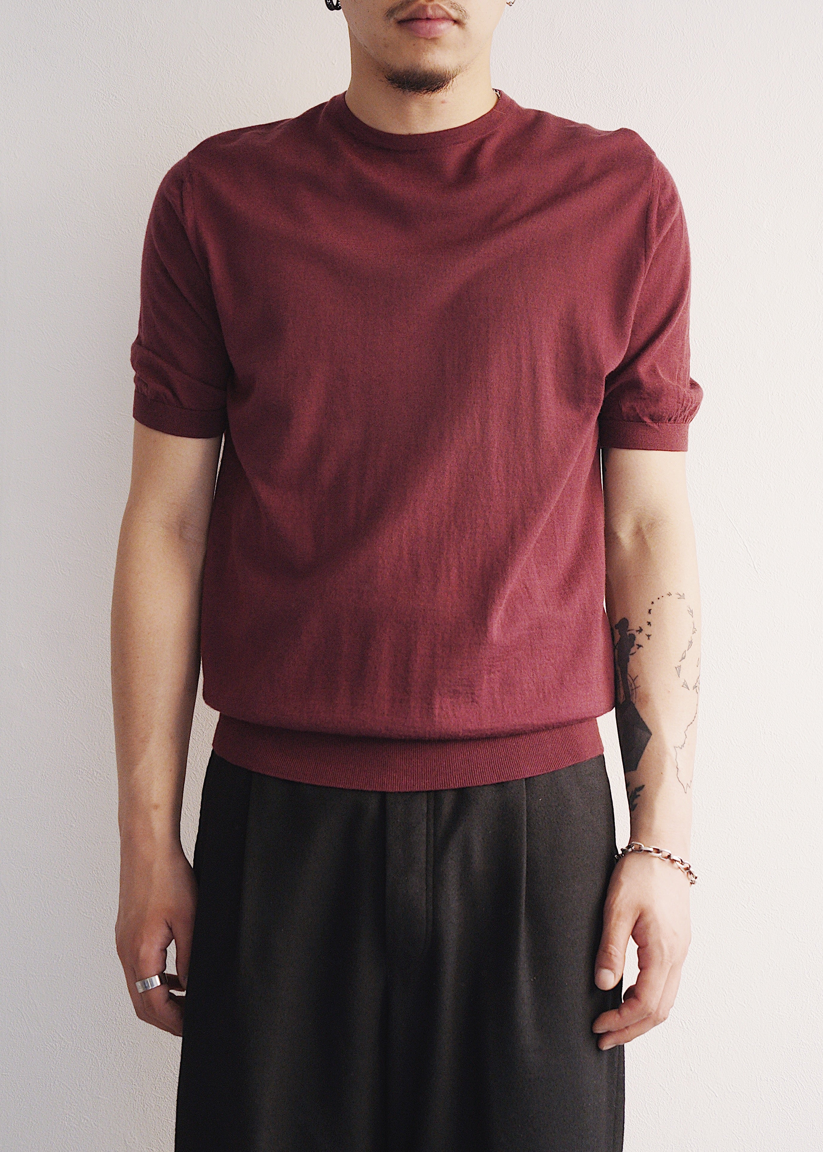 PRADA 2019 crew neck short sleeve knit