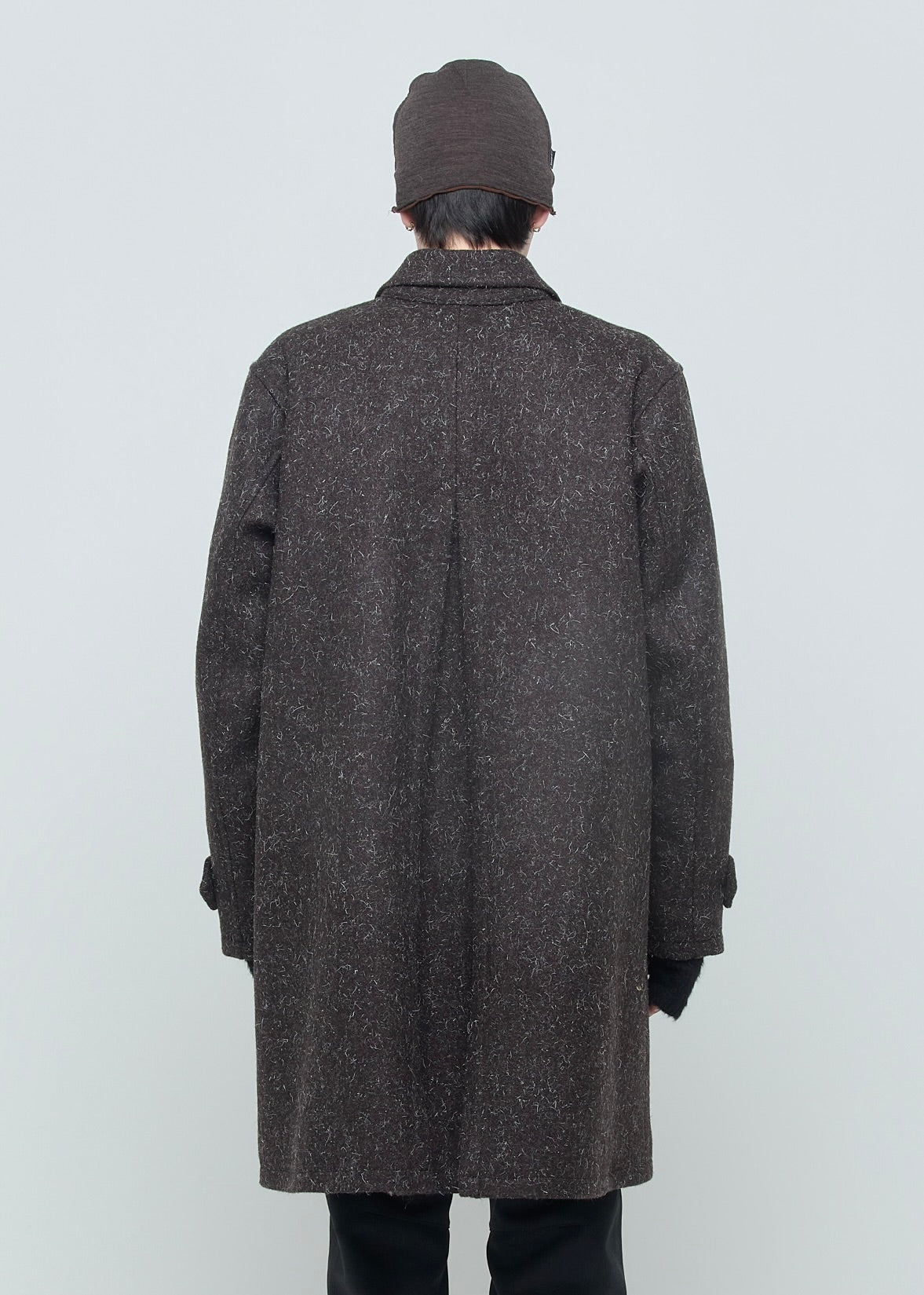 SHOOP 26AW MAXI PLEAT WOOL COAT