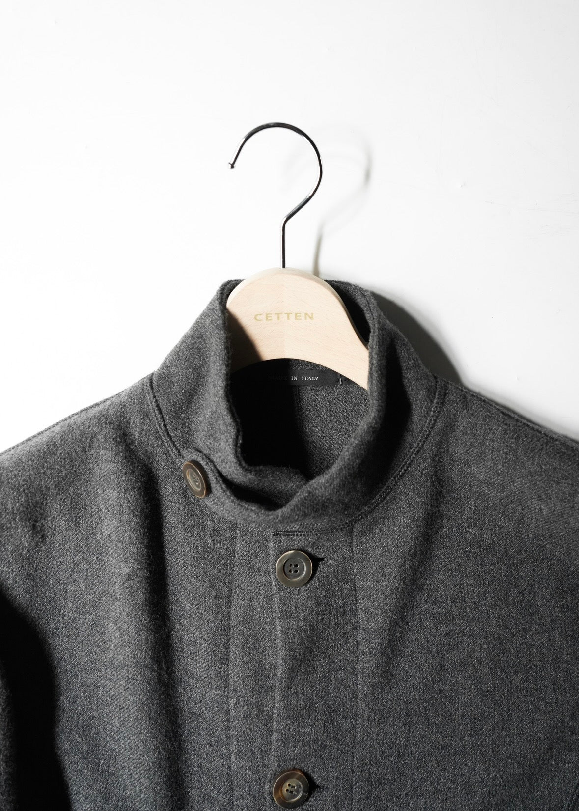 EMPORIO ARMANI 04AW cashmere blend mao collar wool jacket
