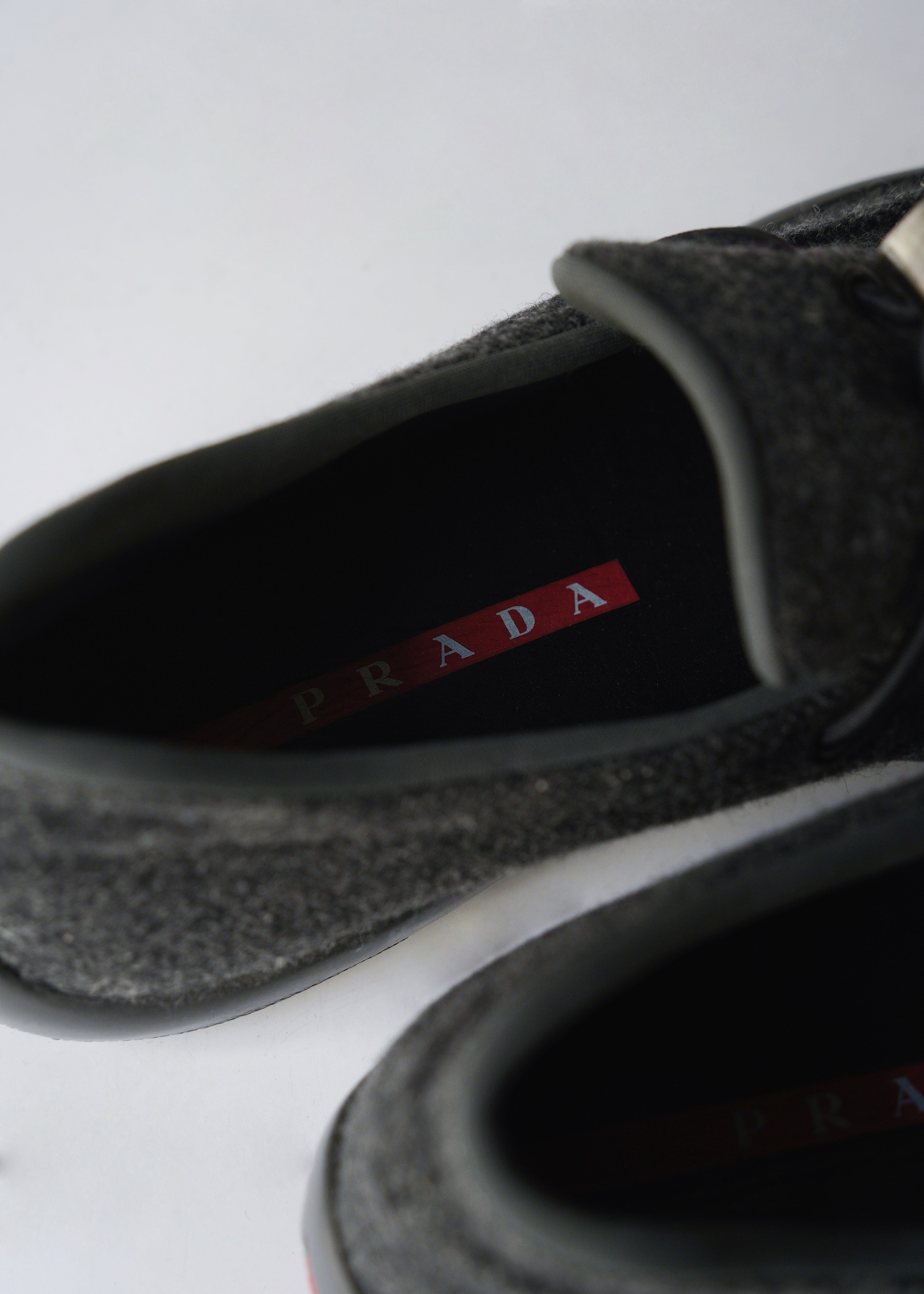 PRADA SPORT 1999 wool draw cord slip-on