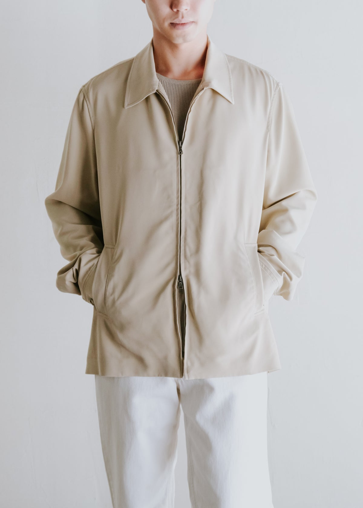 00-10’s PRADA double zip up blouson