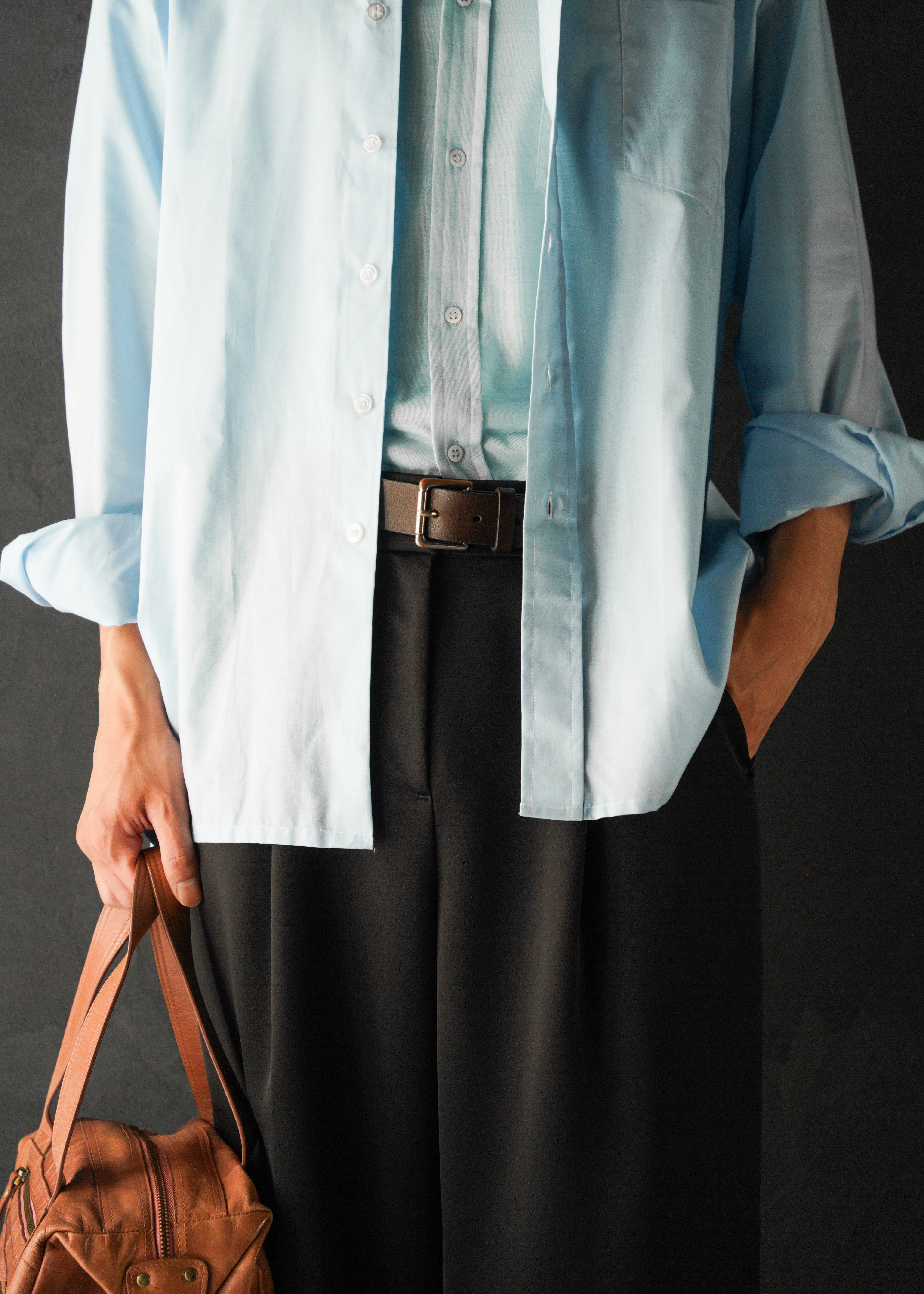 70's vintage polyester cotton short sleeve shirt