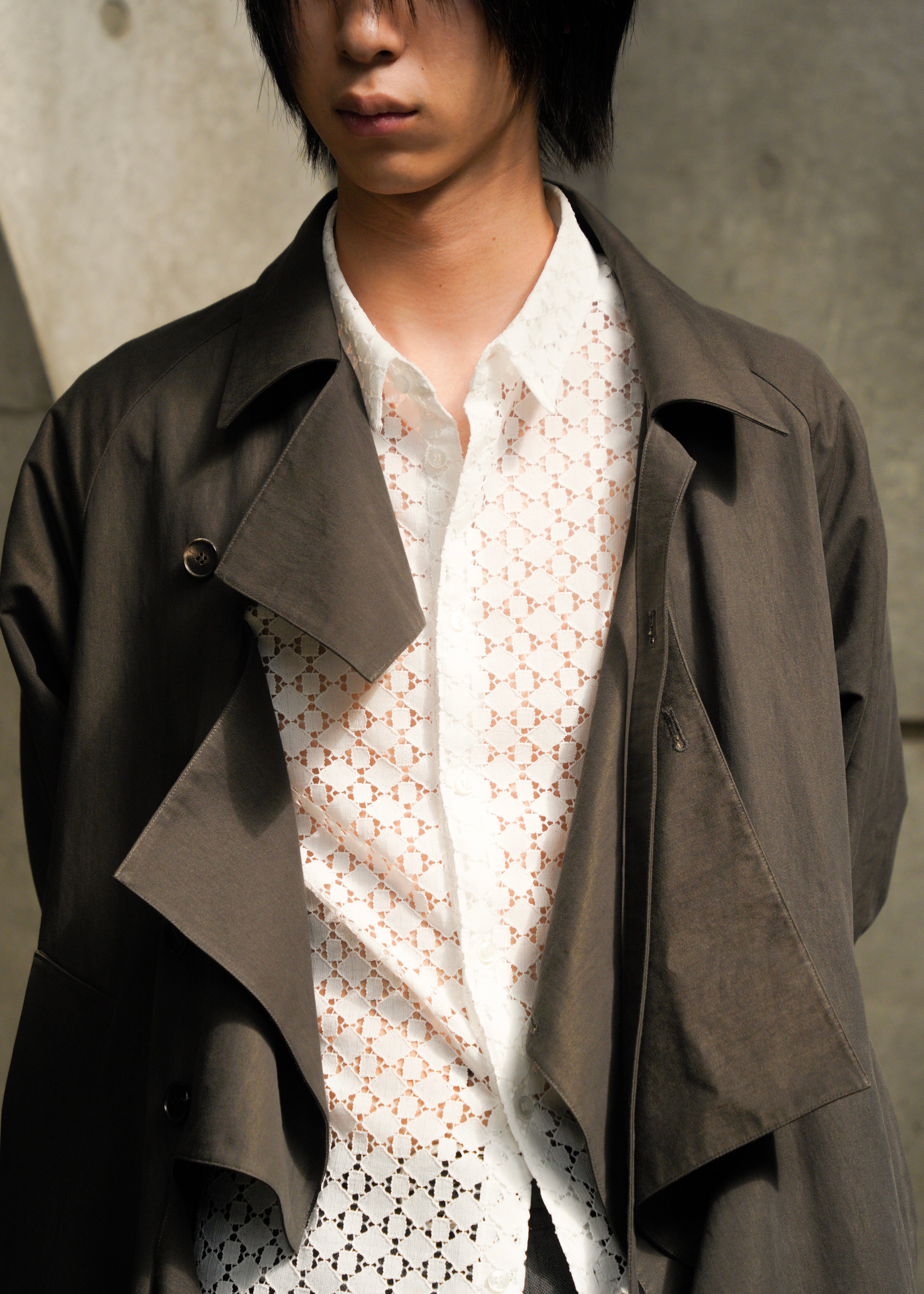 POST ARCHIVE FACTION PAF 2026SS Trimmed Coat Earth ベージュ 新品 メンズ Osaka Japan
