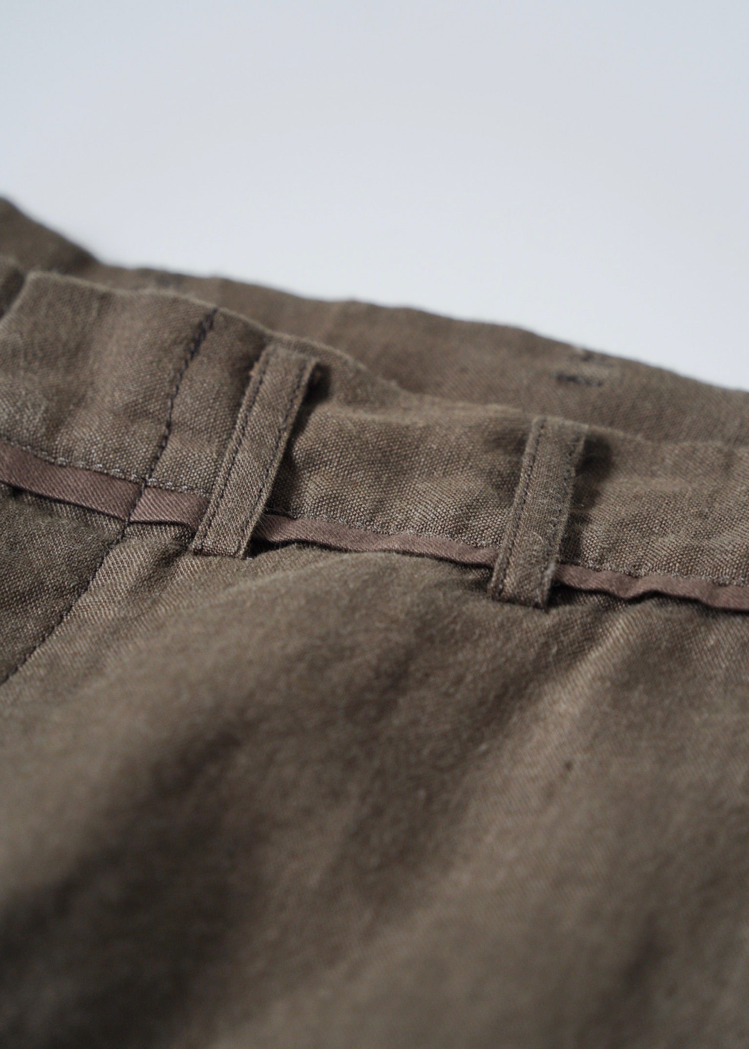 Y’a for men 07SS linen straight pants