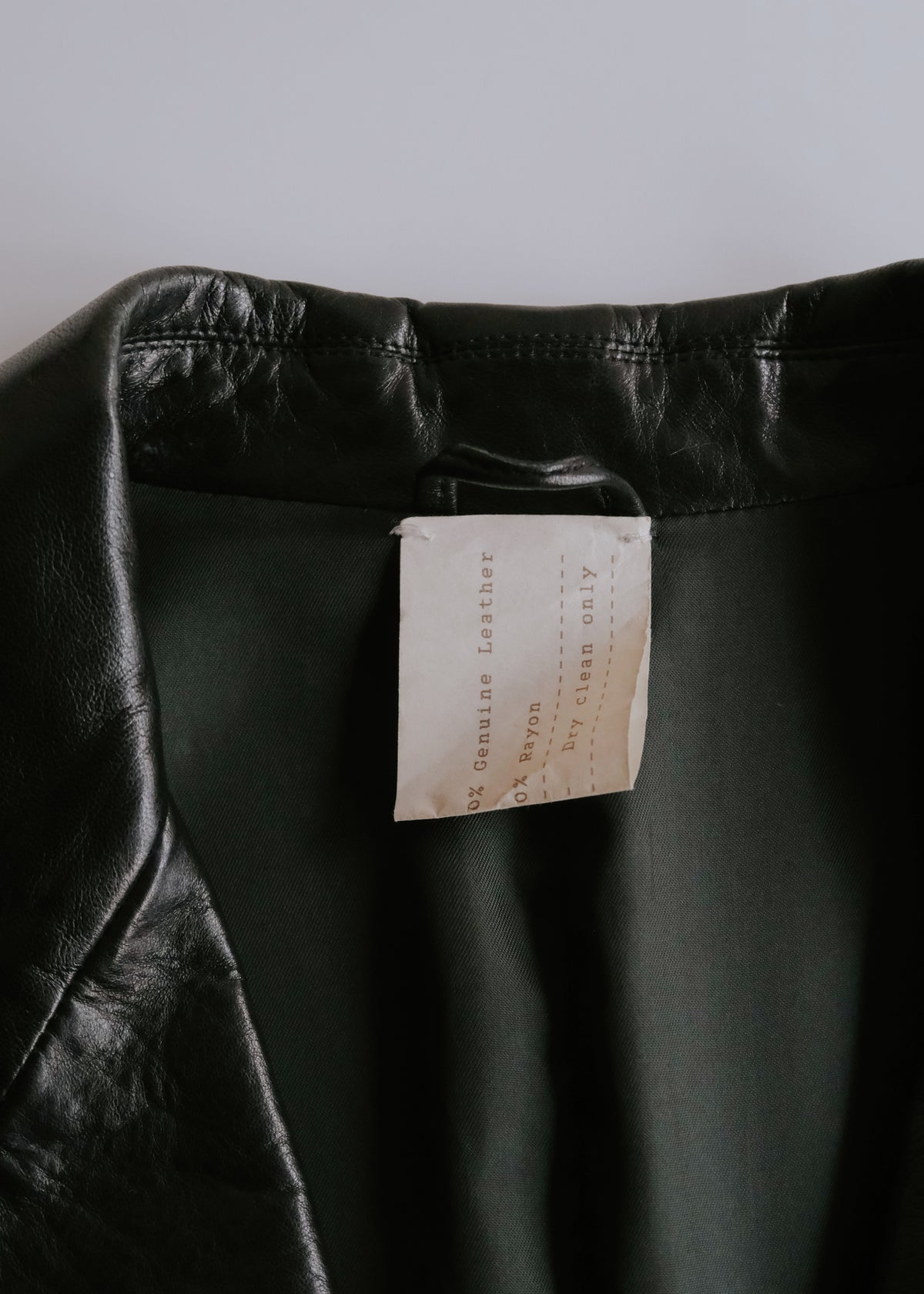90-00's RUFFO genuine leather 3B tailored jacket