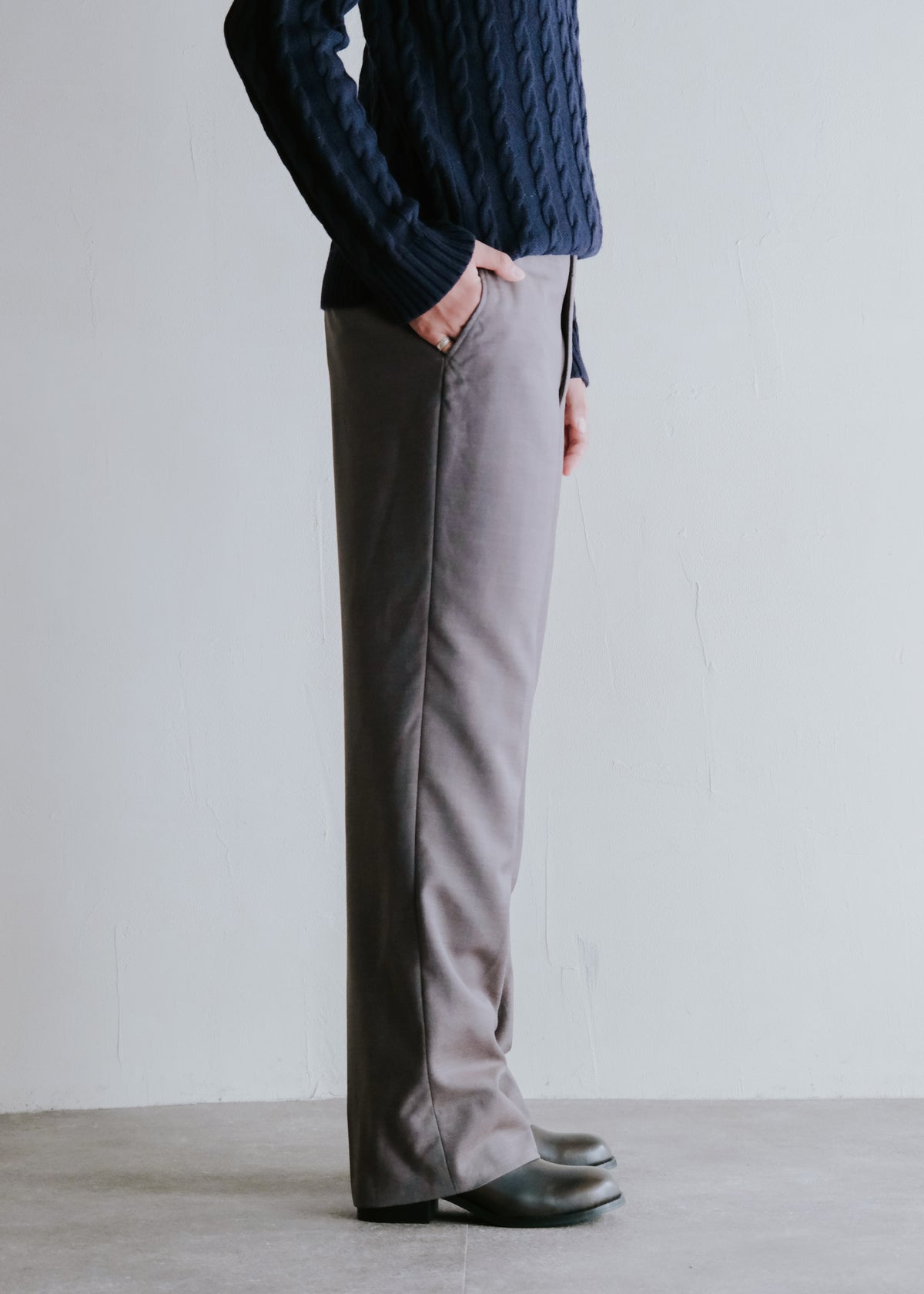 90's Christian Dior MONSIEUR center creased straight slacks