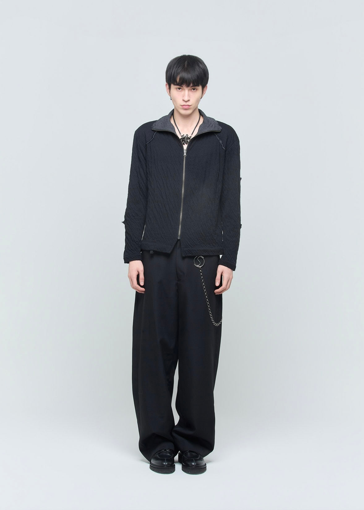 SHOOP 26AW RAYMOND CHAIN TROUSERS / Black