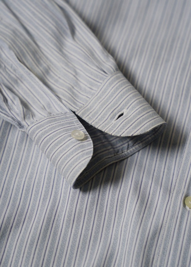 90's GIORGIO ARMANI stripe long tail shirt