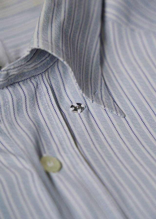 90's GIORGIO ARMANI stripe long tail shirt
