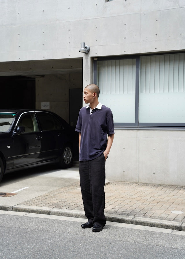 80’s- Y's for men bicolor cotton polo