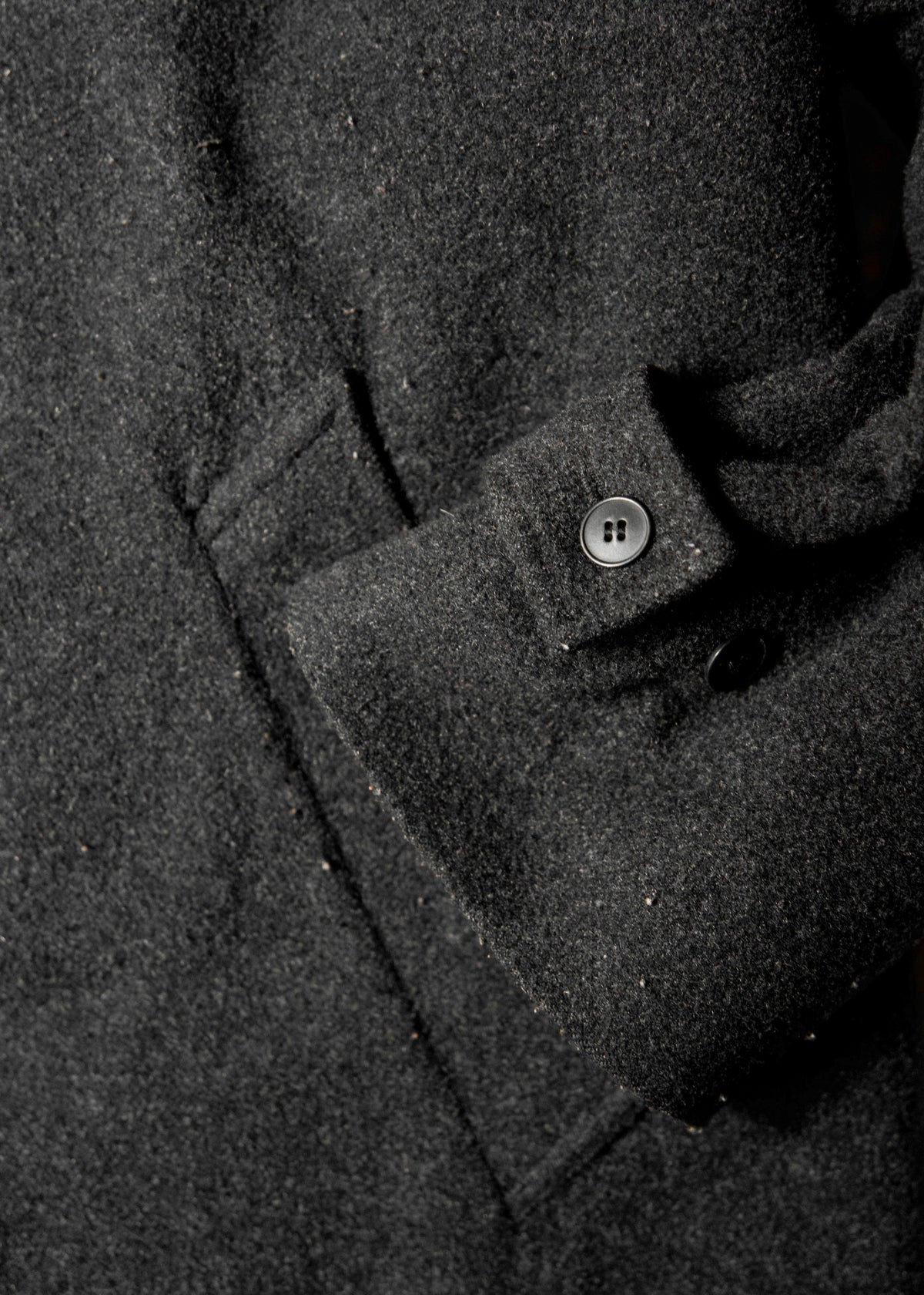 90's agnes b. homme zip up wool blouson