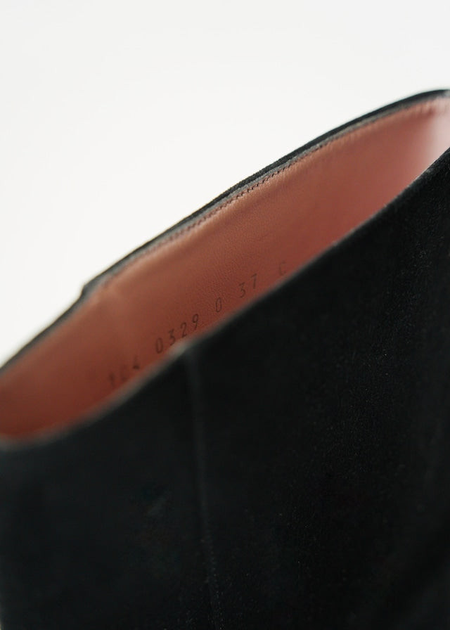 00's GUCCI suède leather long boots