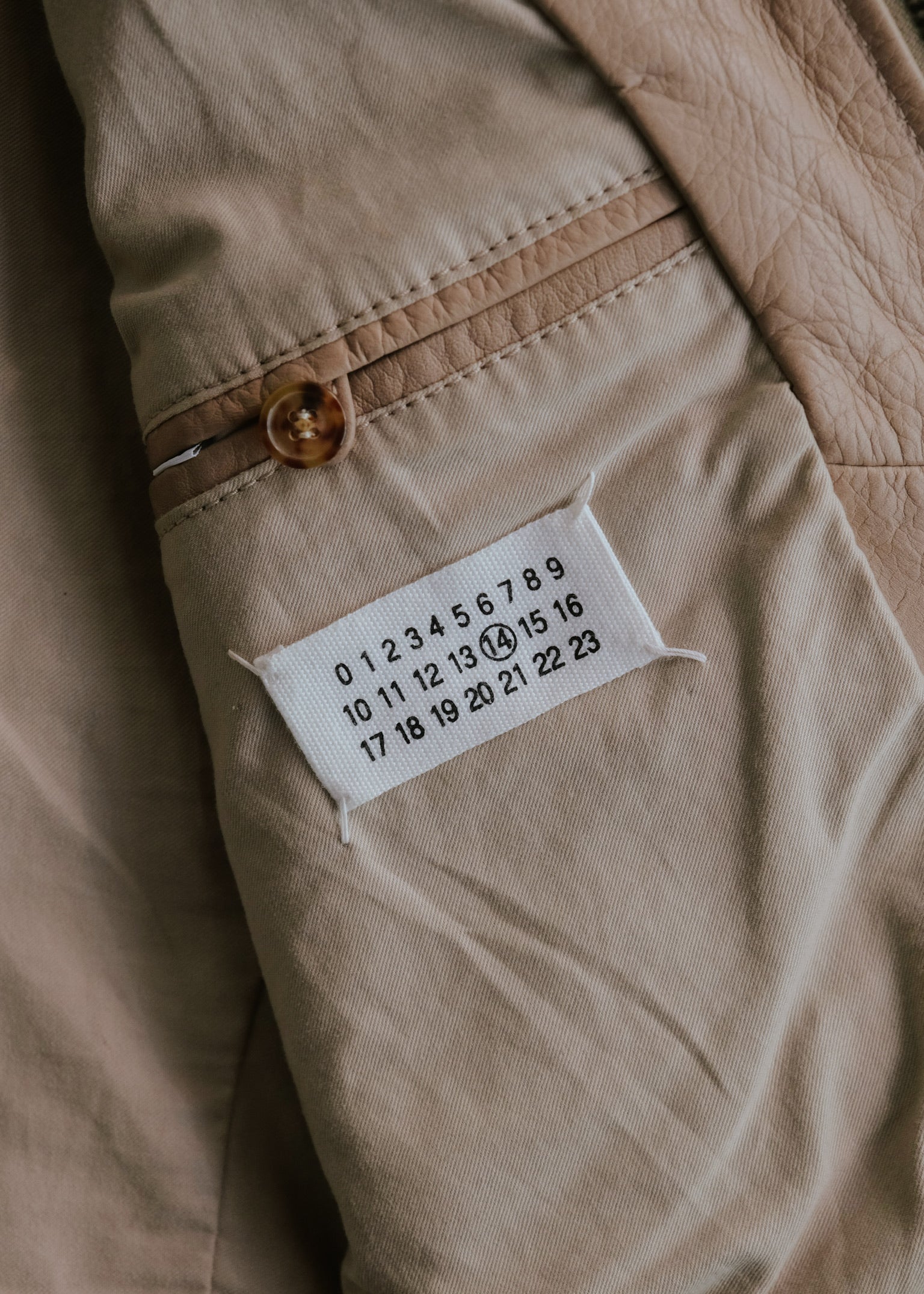 Martin Margiela 08SS 5 zip leather riders jacket