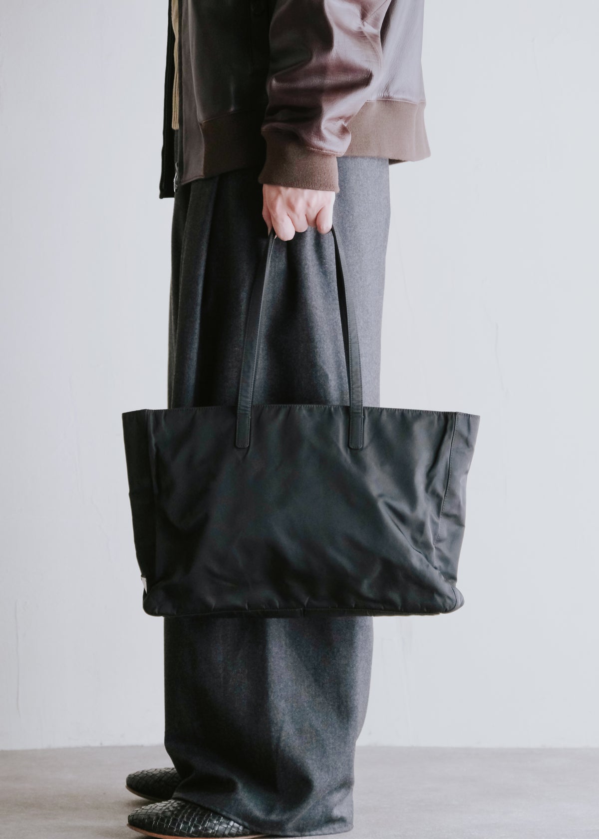 90-00's PRADA nylon tote bag