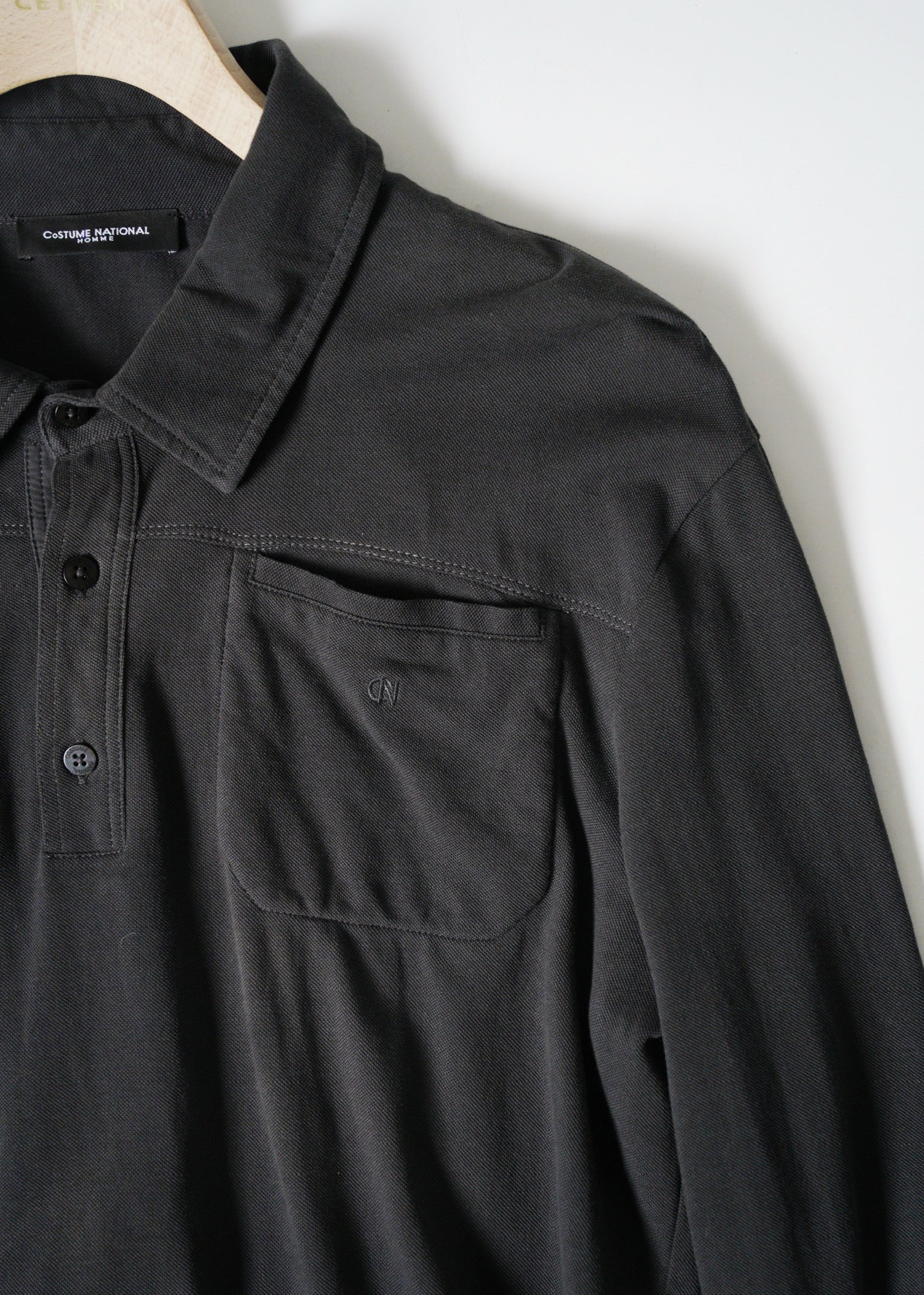CoSTUME NATIONAL HOMME 11AW cotton polo shirt