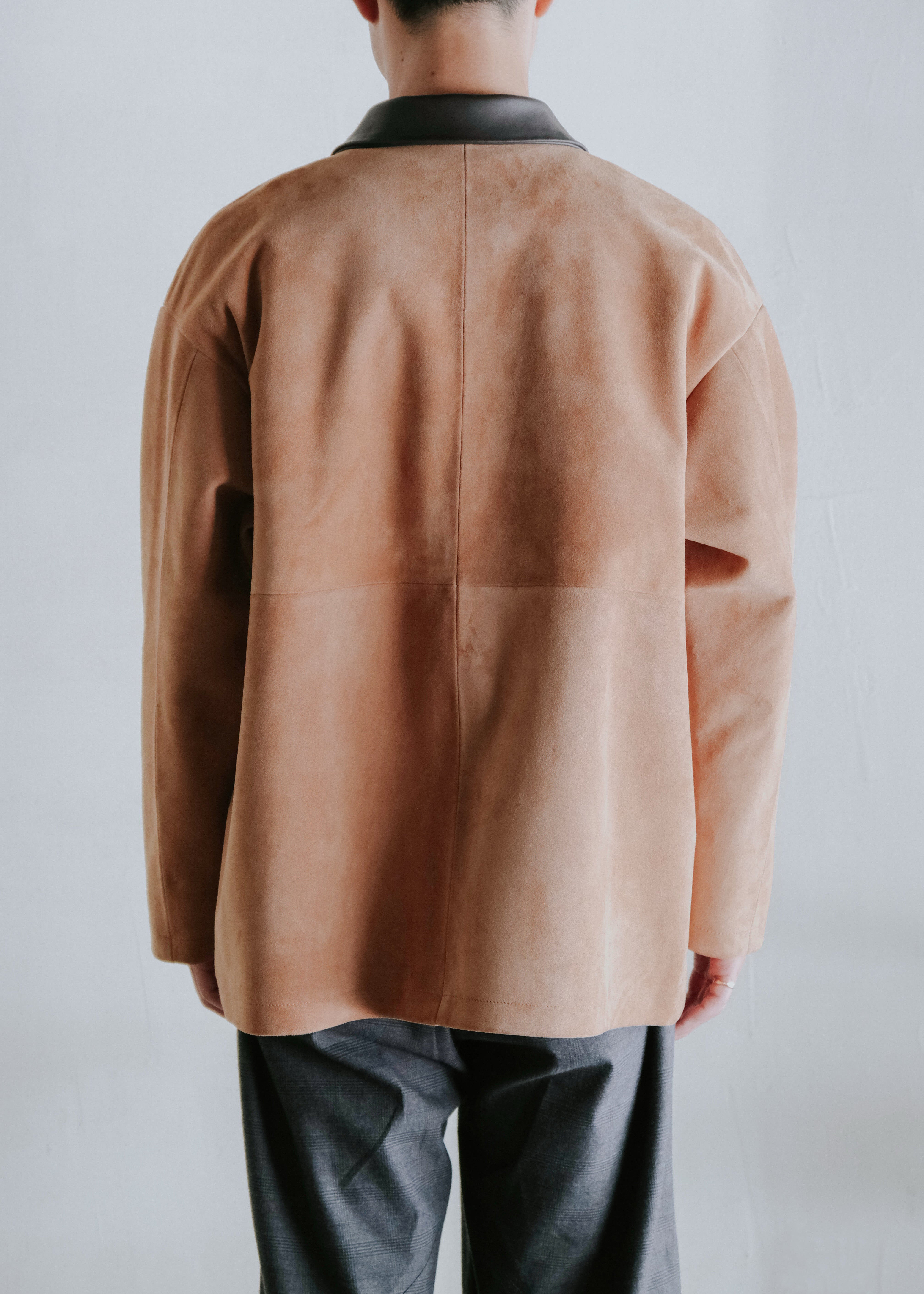 beta post ベータポスト 26AW ゴート スウェードレザー Suede Leather relax ジャケット Camel メンズ