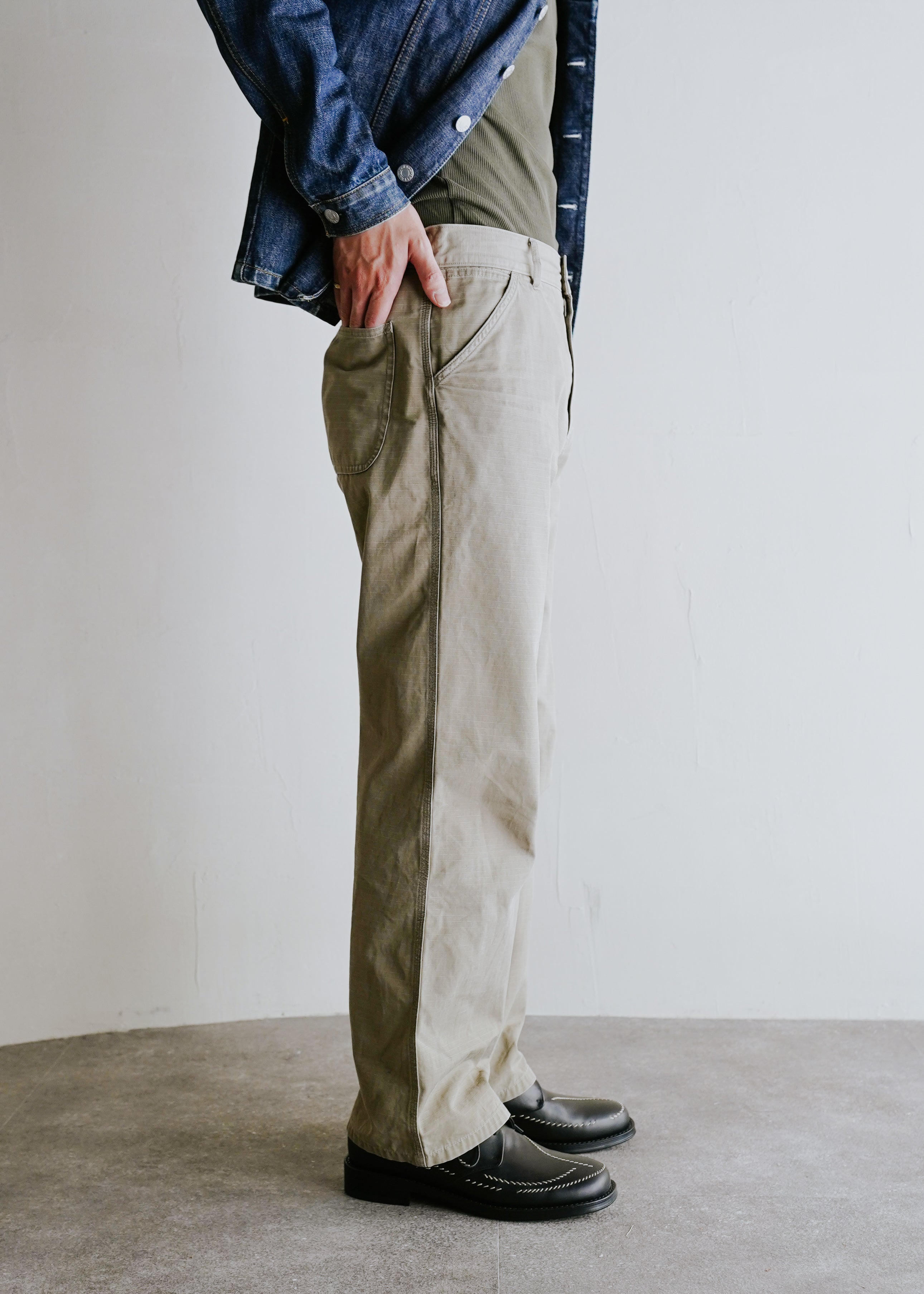 90's A.P.C. wide cotton trousers
