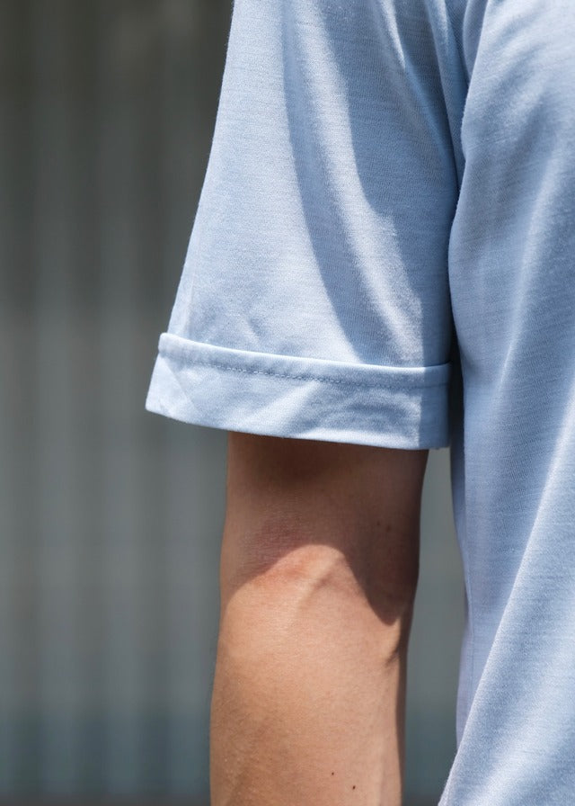 70’s- Euro vintage regular collar short sleeve shirt
