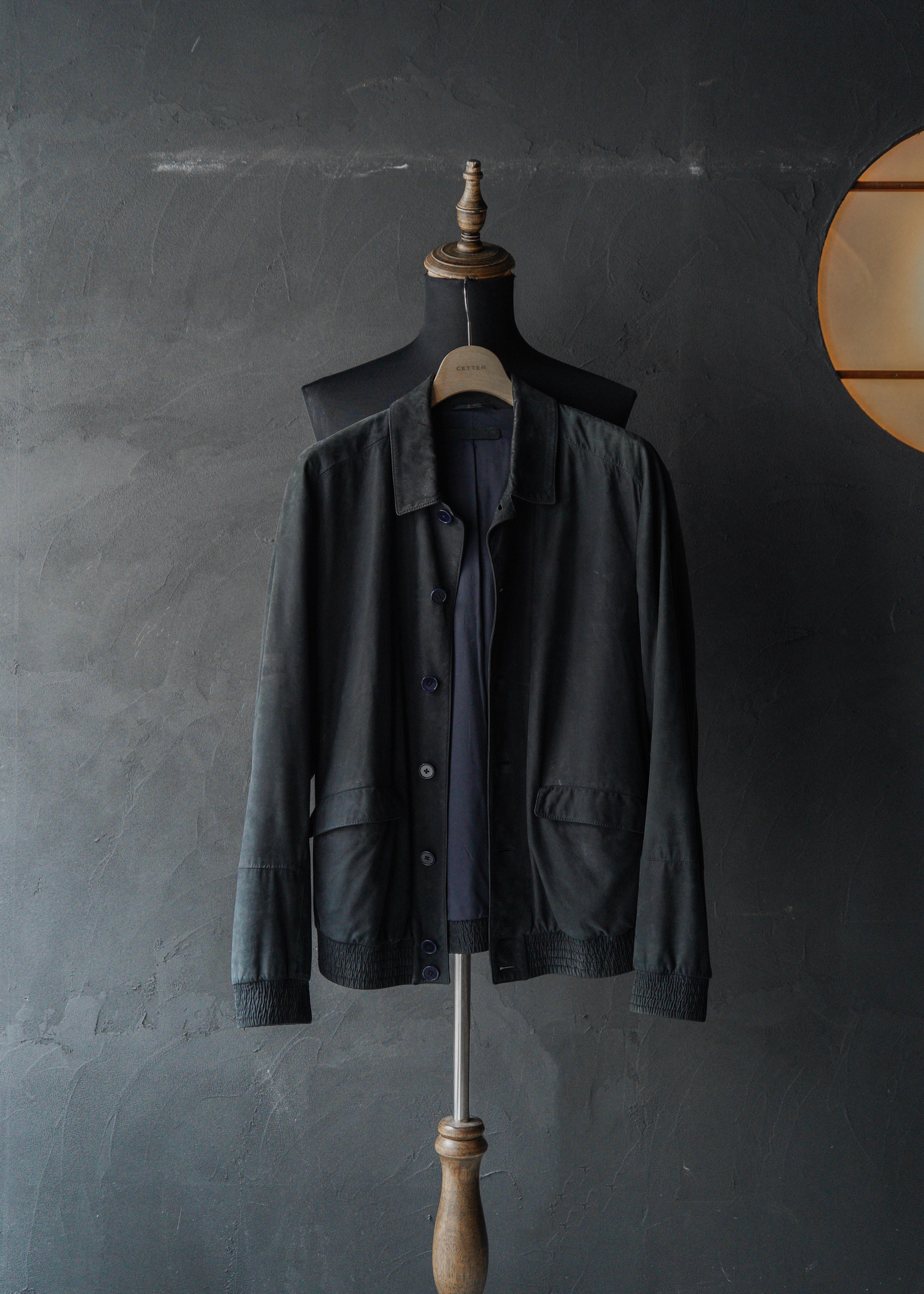 00-10’s BOTTEGA VENETA suede leather field jacket