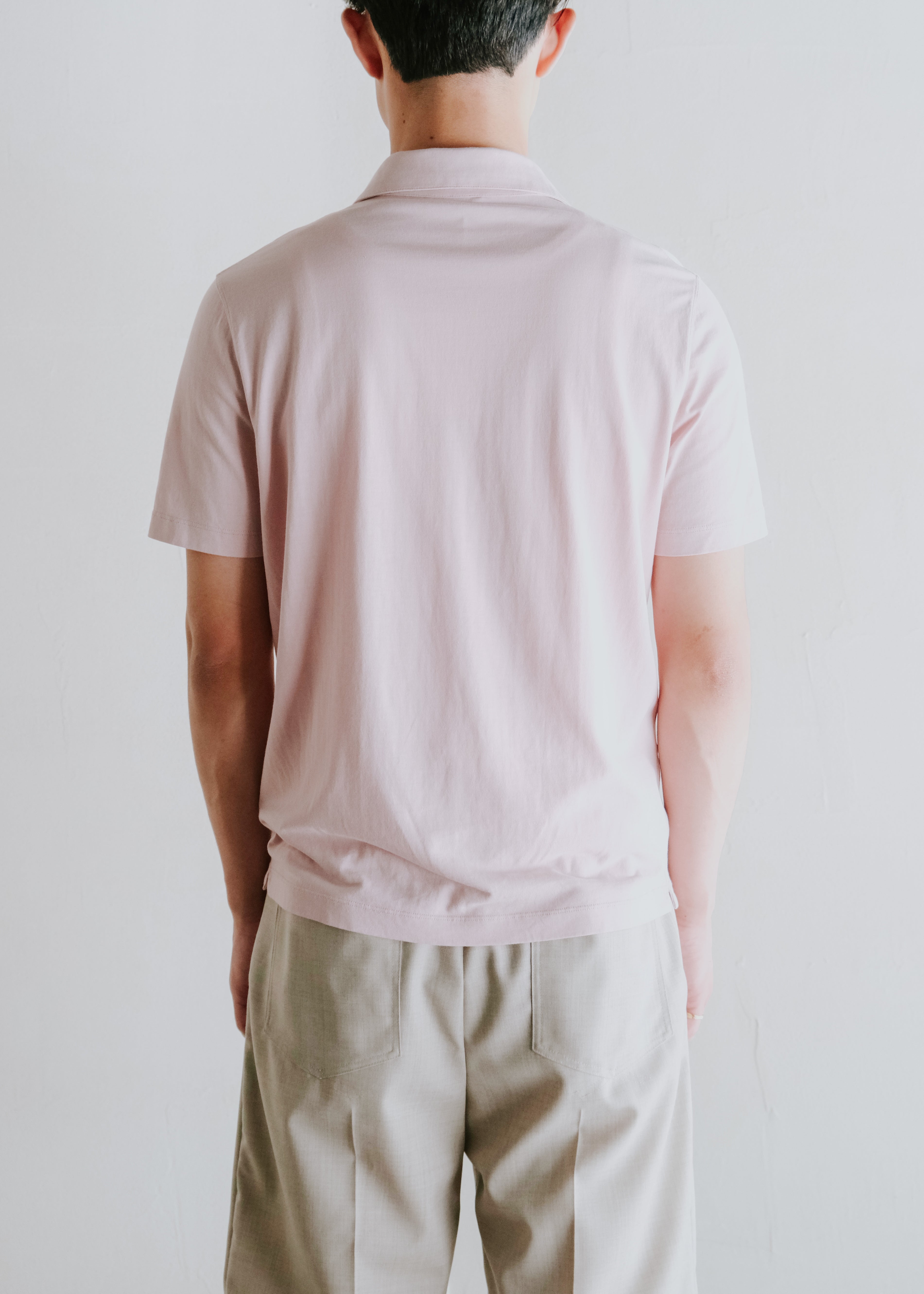 00's HERMÉS cotton S/S skipper shirt