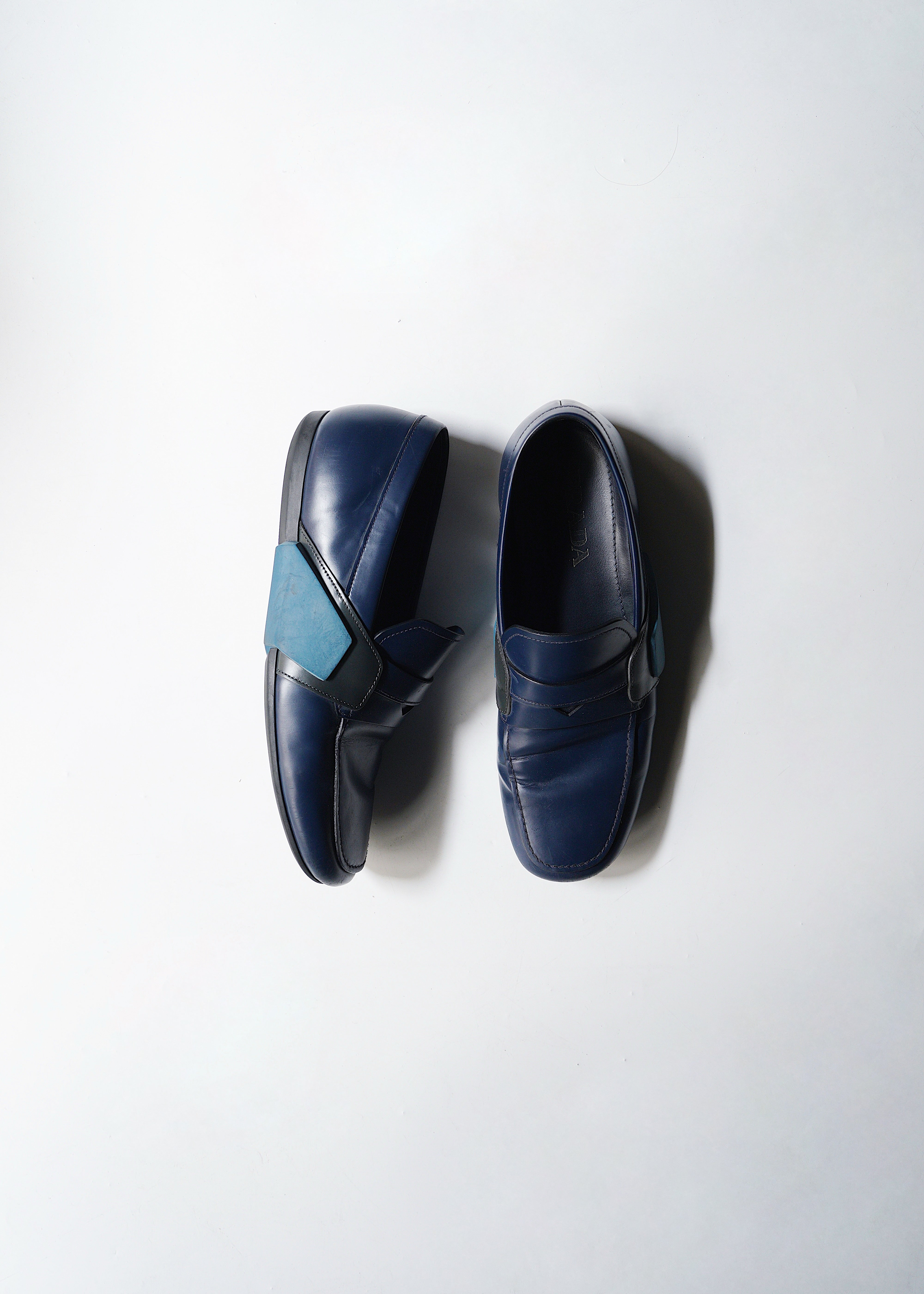 PRADA 15SS rubber coin loafer