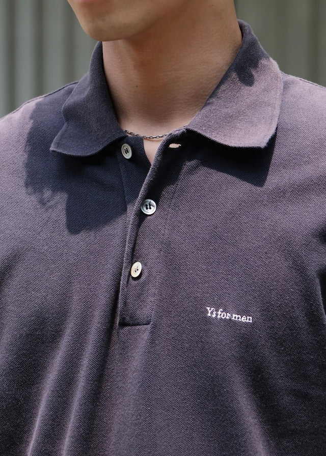 80’s- Y's for men 3 button polo shirt