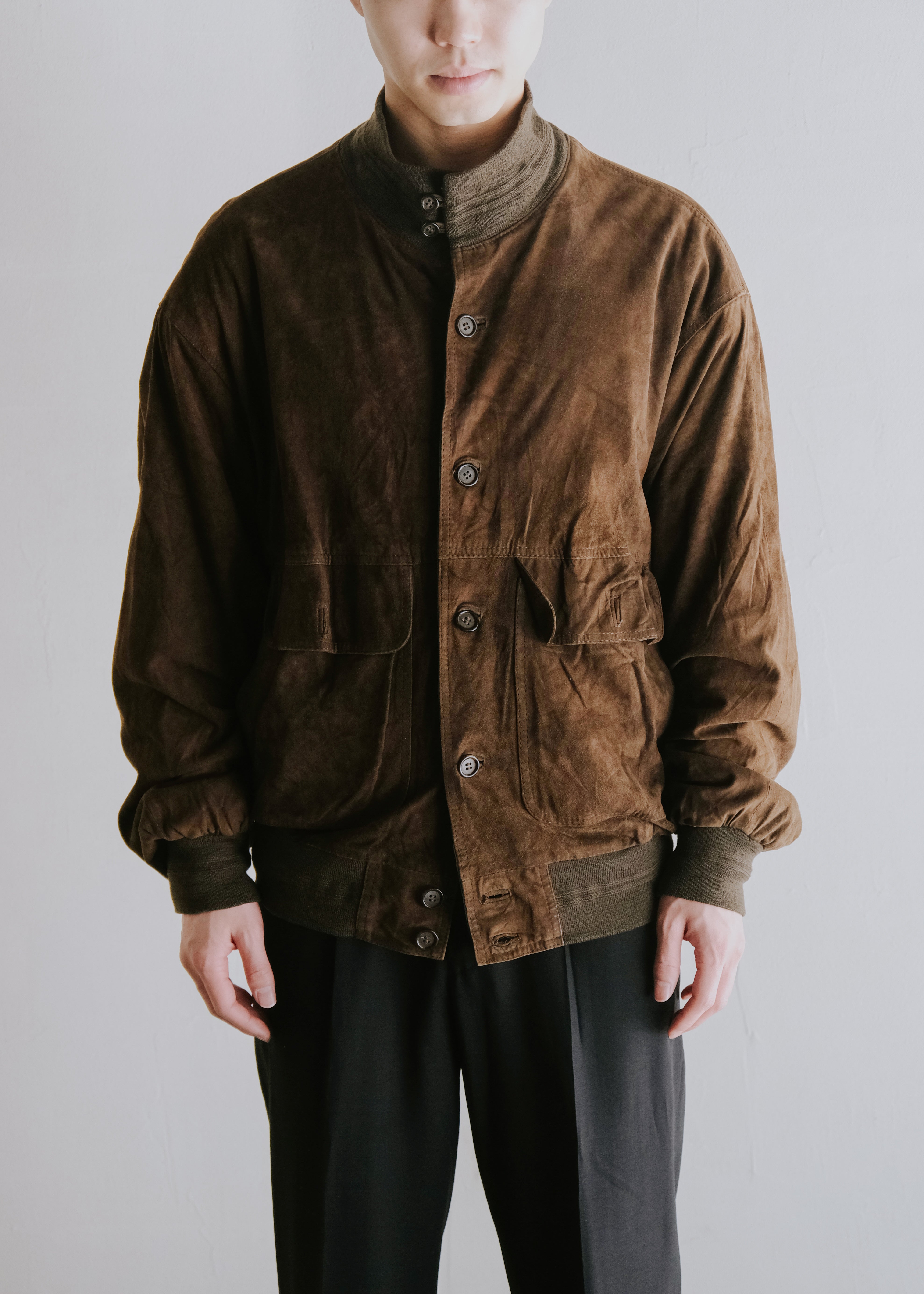 80's vintage suede leather valstar jacket