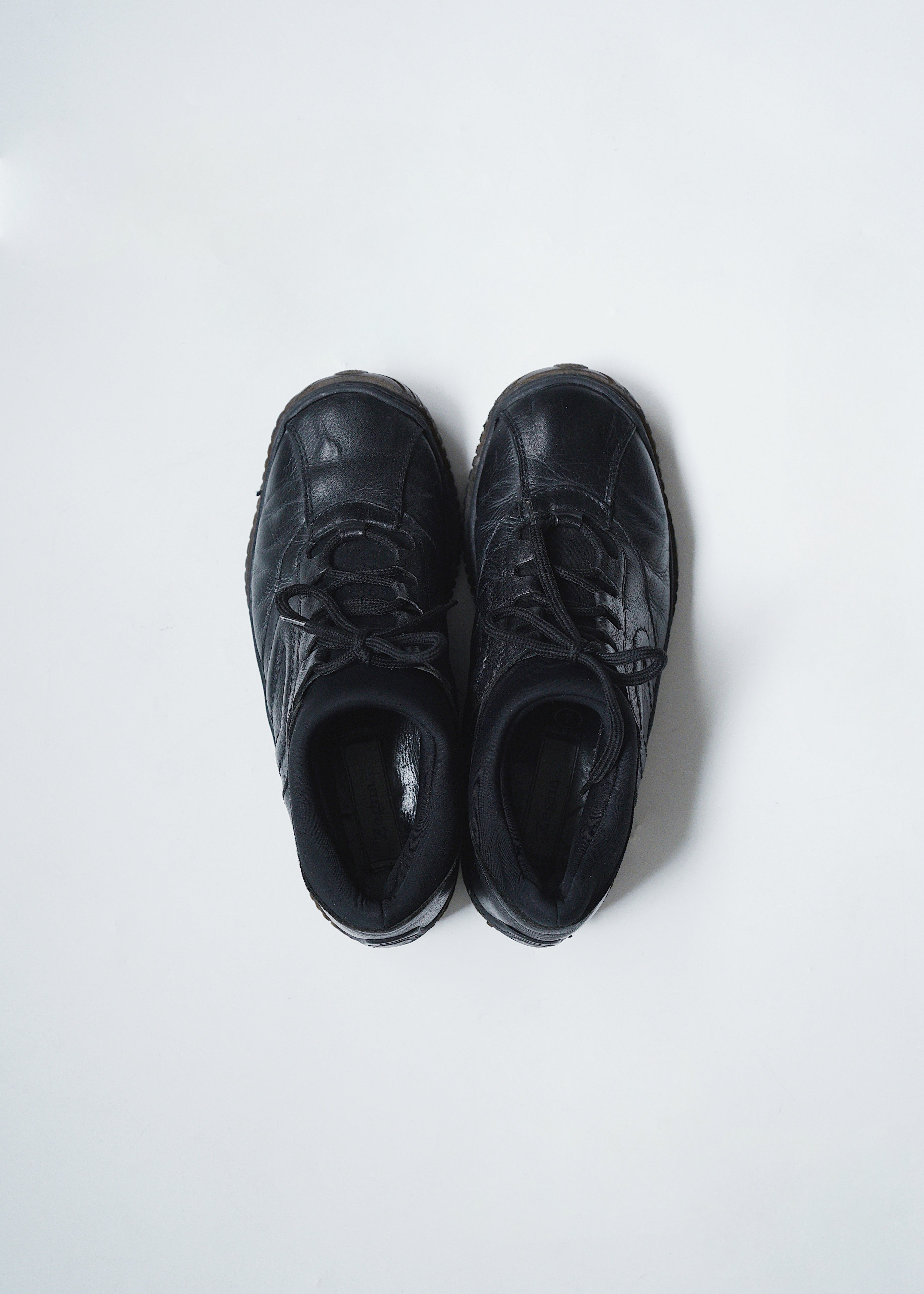 00's Zegna sport leather sneaker
