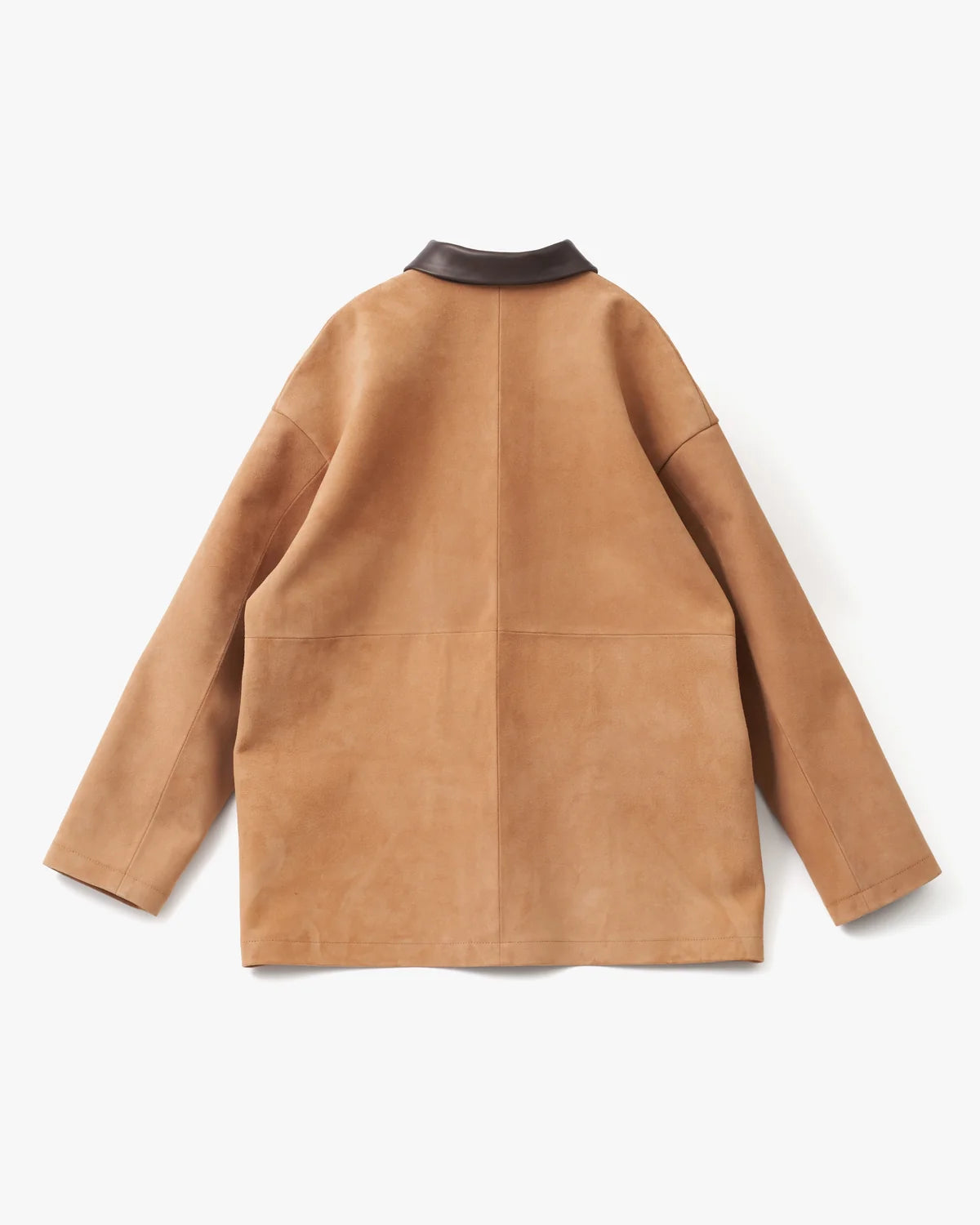 beta post 26AW goat suede relax leather jacket / Camel